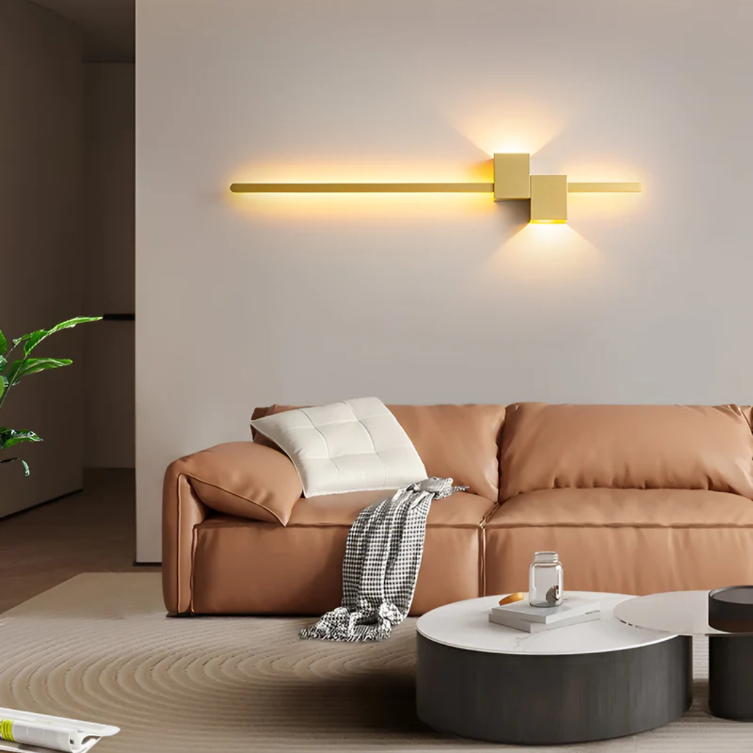 Luxe LED Wall Light | Modern Aluminium Design, Warm White Glow
