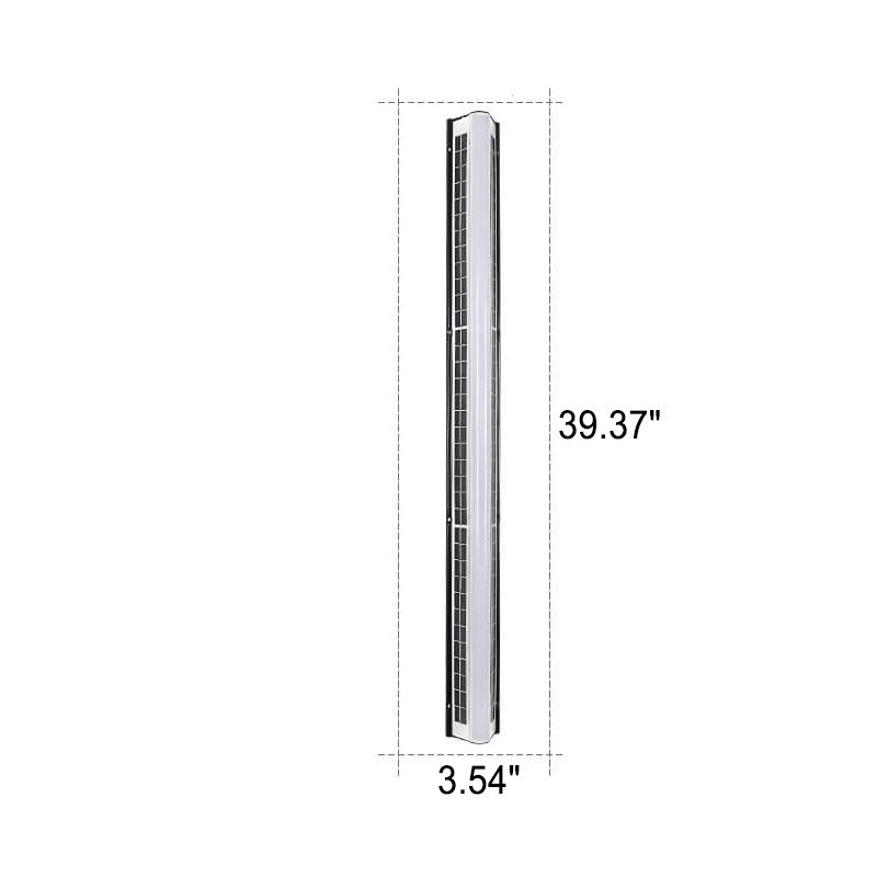 Contemporary Waterproof Outdoor Garden Wall Light with Long Acrylic Solar LED