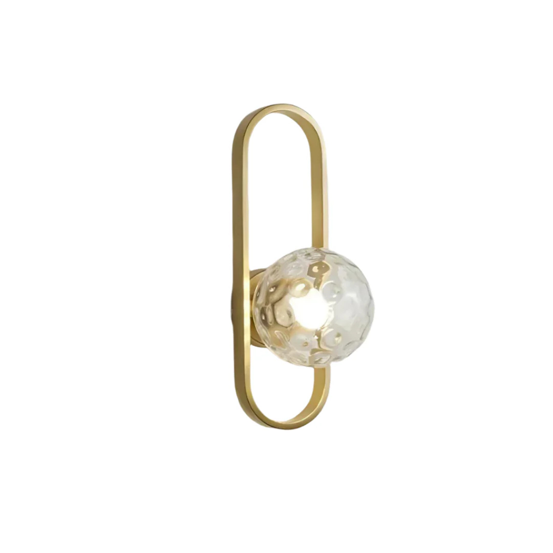 Bela Wandlamp | Glas & Metaal, Zachte Lichtverspreiding
