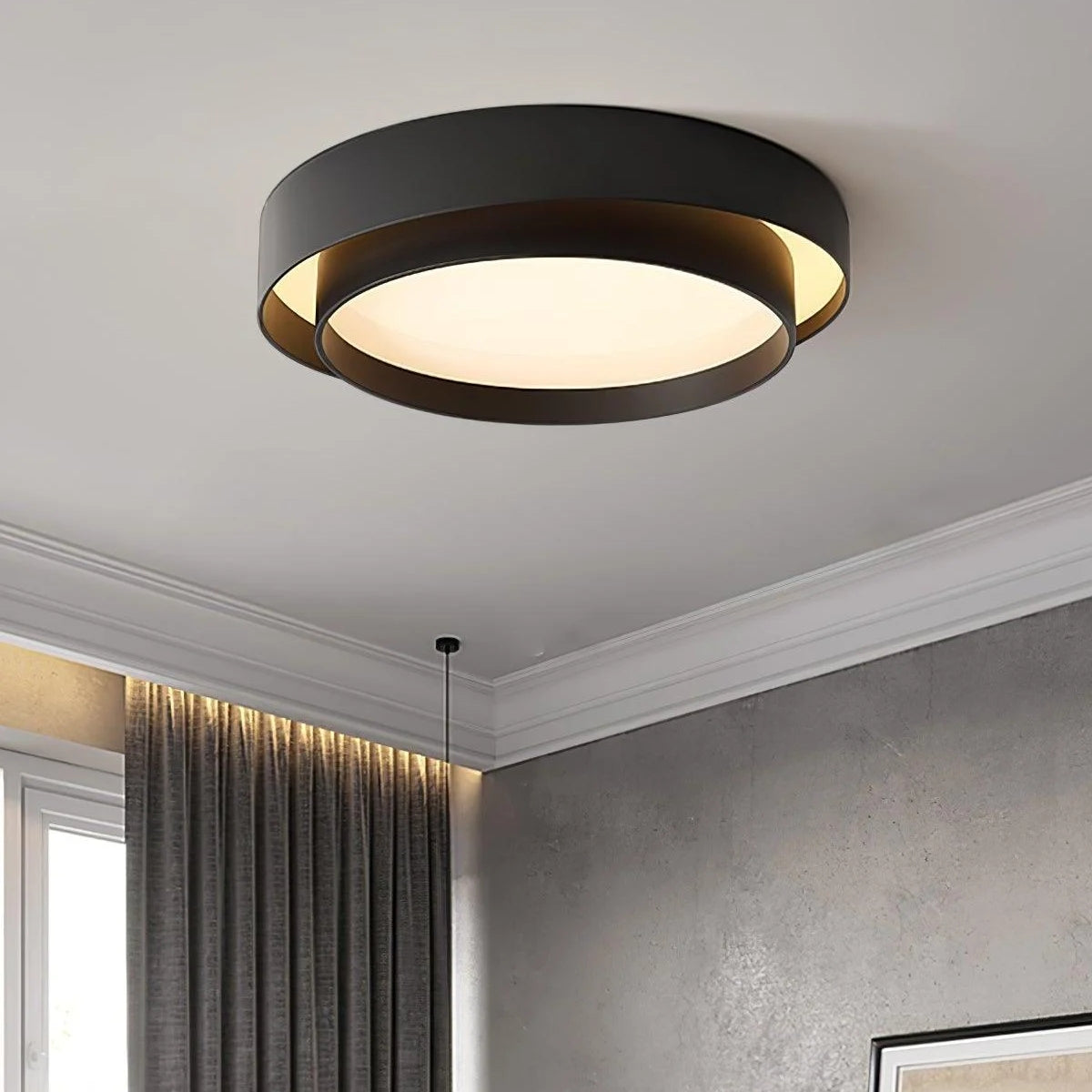 Nora LED Ceiling Light | Minimalist Iron Design, Soft Ambient Glow