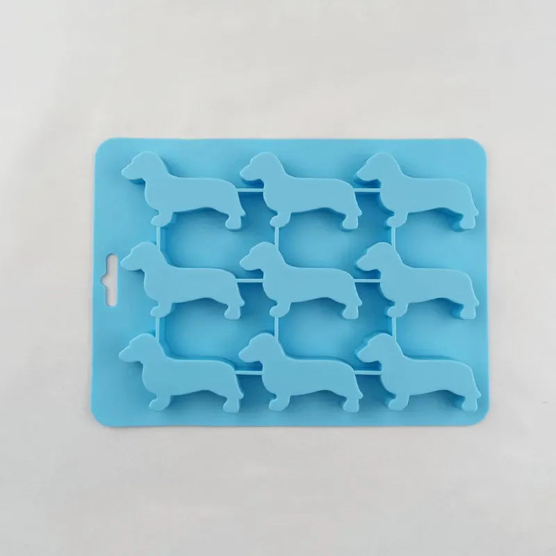Doxie Ice Mold | Flexible Silicone, Dachshund Design