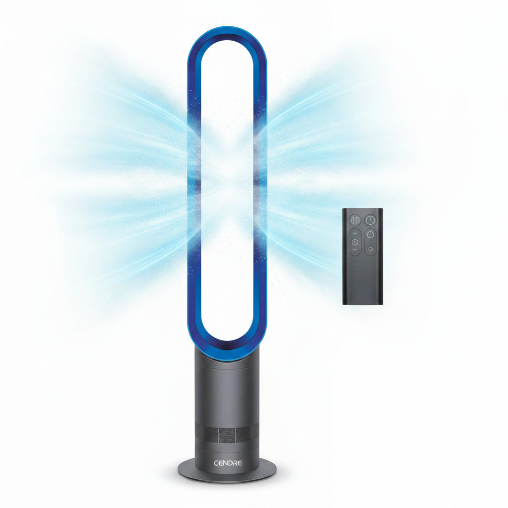 Breezy Cool AM07 Tower Fan 70° Oscillation, 10 Airflow Levels