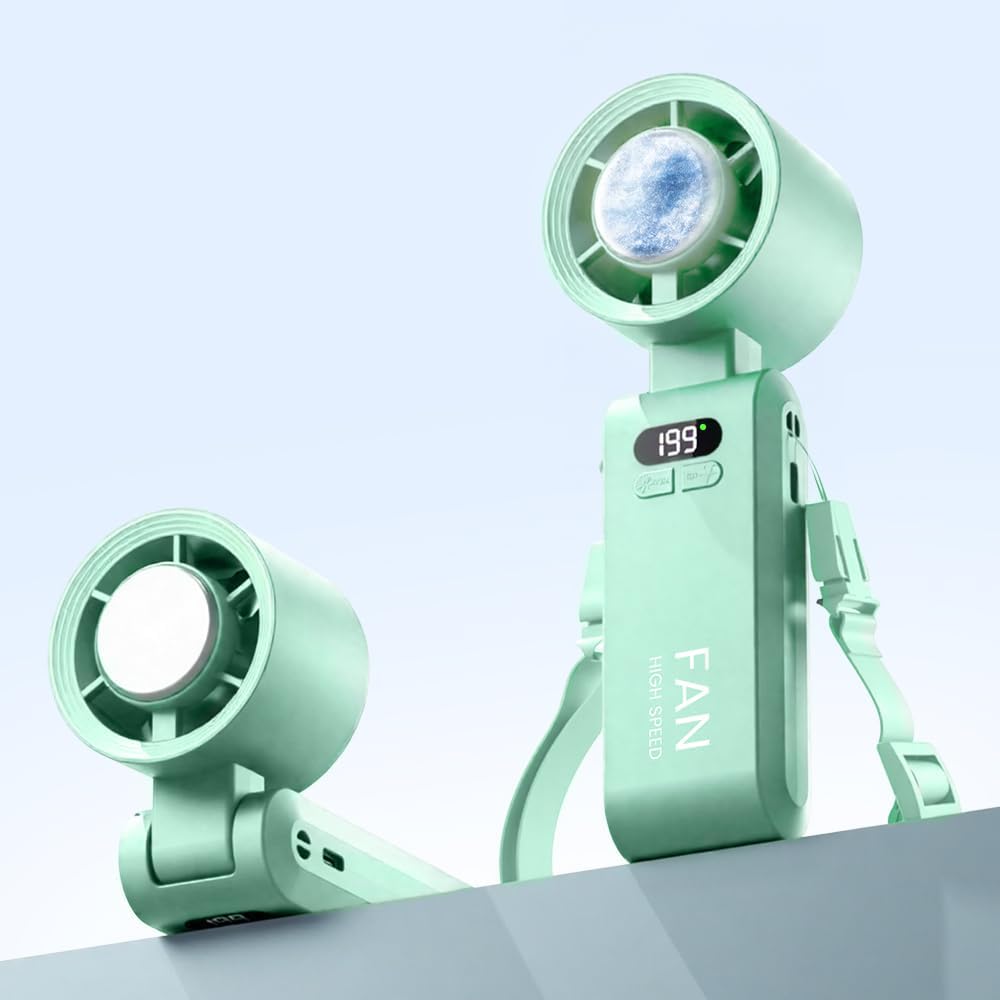 Cendre Turbo Fan Handheld Portable with Ice Cooler, 20000 RPM
