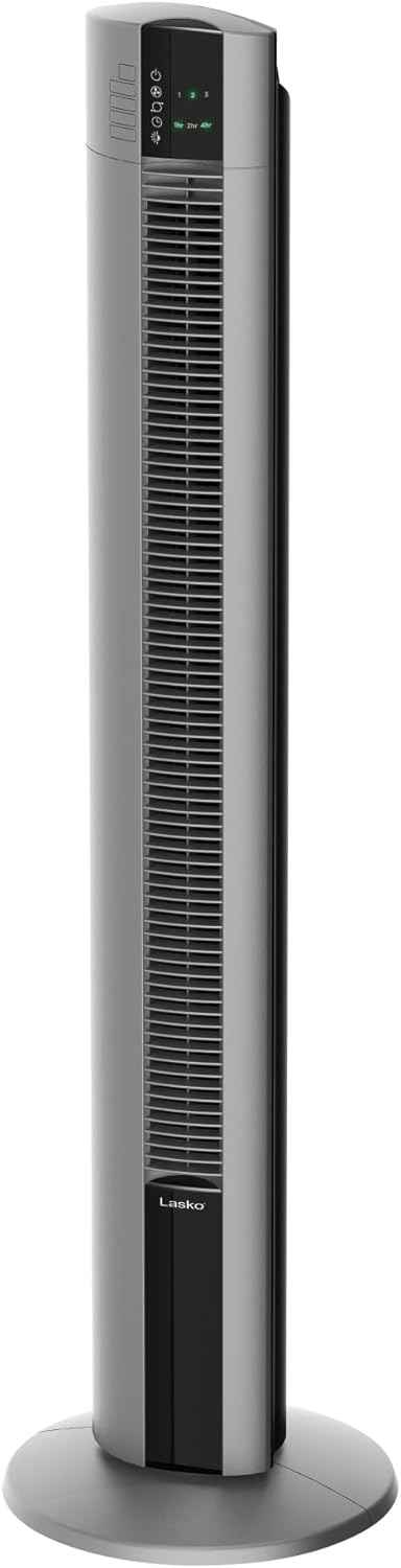 BreezeLuxe Tower Fan  Oscillating  Remote Control, 3 Speeds