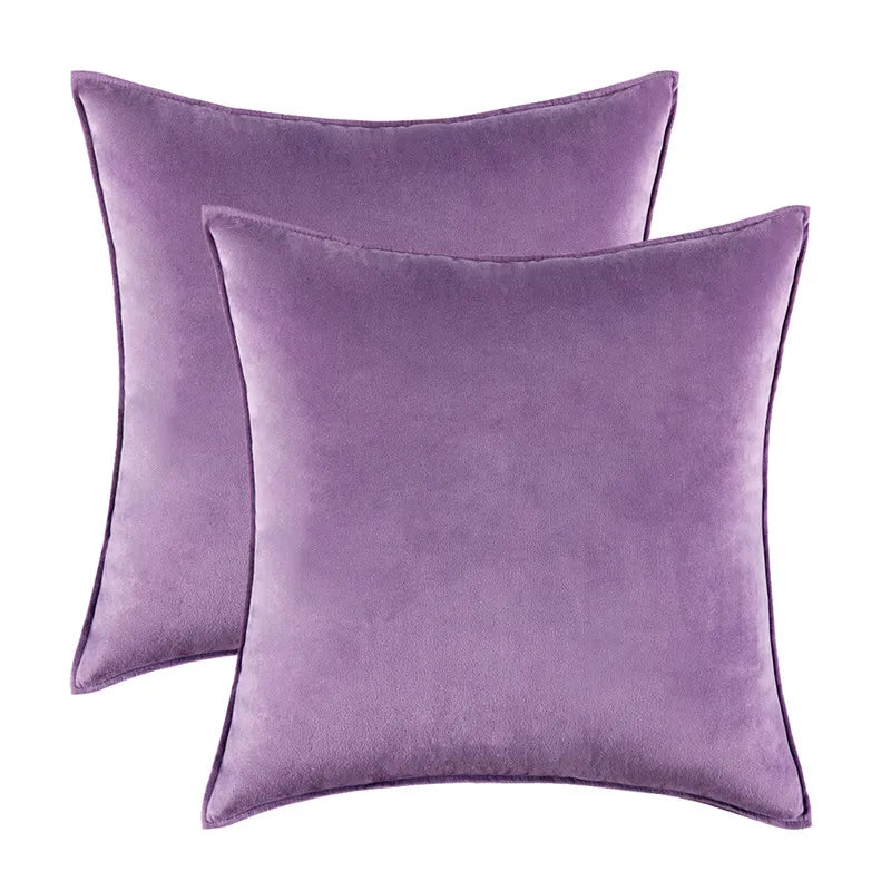 Bela Velvet Cushion Cover | Soft Fabric, Hidden Zipper