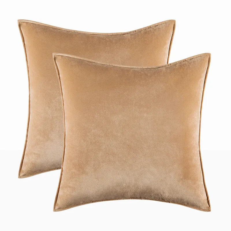 Bela Velvet Cushion Cover | Soft Fabric, Hidden Zipper