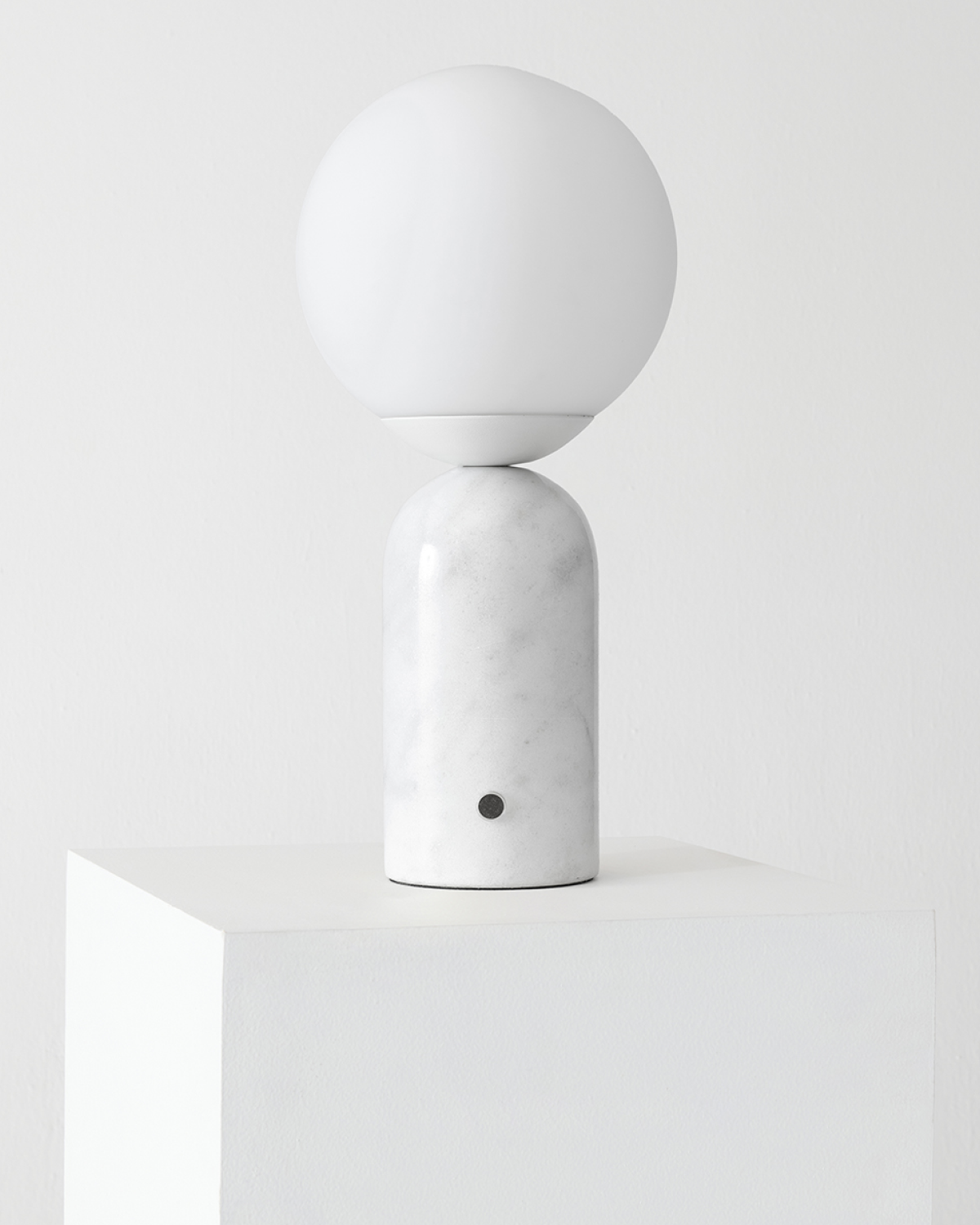 Milo Tall Table Lamp | Modern Marble Globe, Mid-Century Style