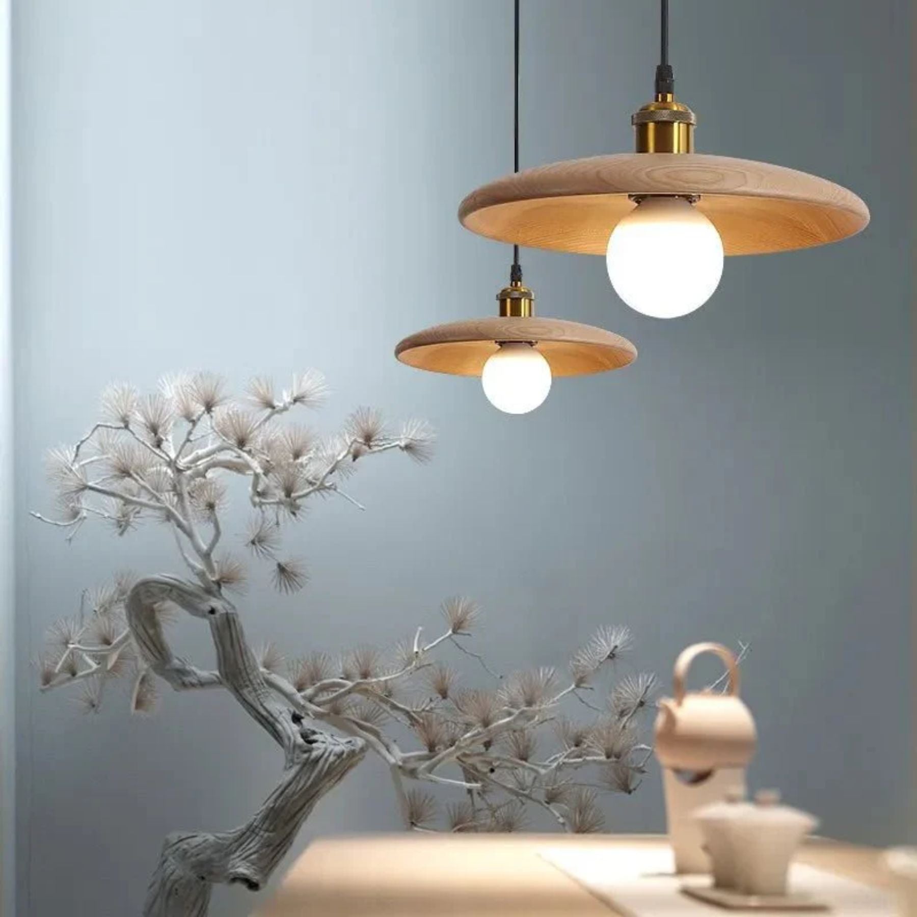 Bento Hanglamp | Japandi Design, Warm Licht 3000K