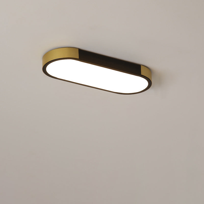 Contemporary Rectangular LED Flush Mount Ceiling Light with Minimalist Design