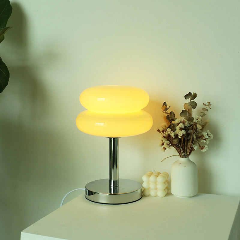 Contemporary Glass Tart 1-Light Table Lamp