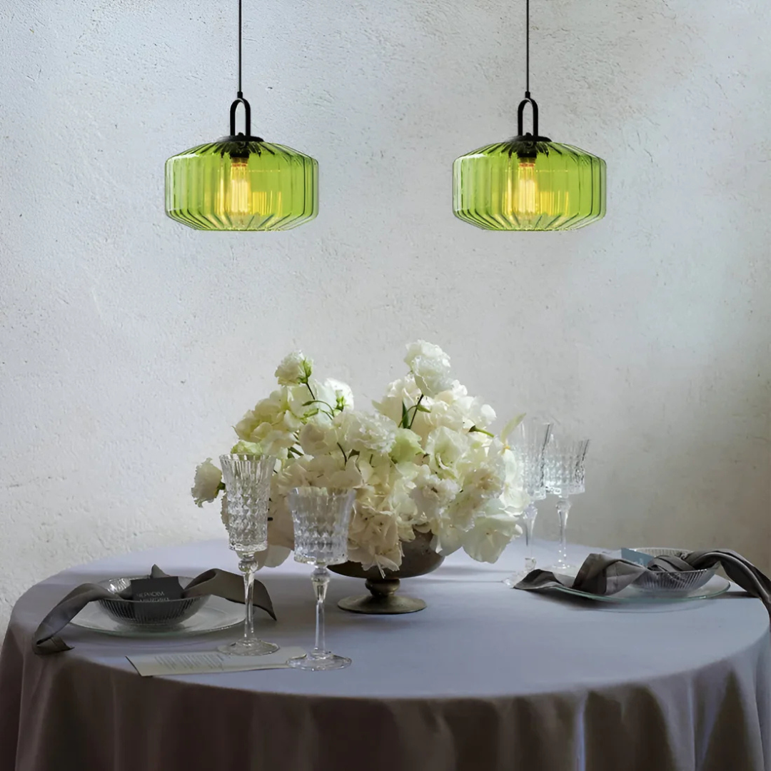Mireta Pendant Light | Hand-Blown Glass, Warm Ambient Glow