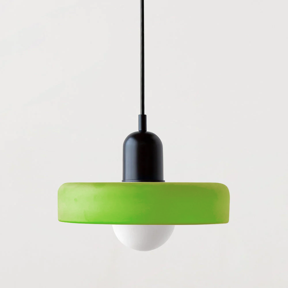 Luna Colored Glass Pendant Light | Adjustable Height, Modern Design