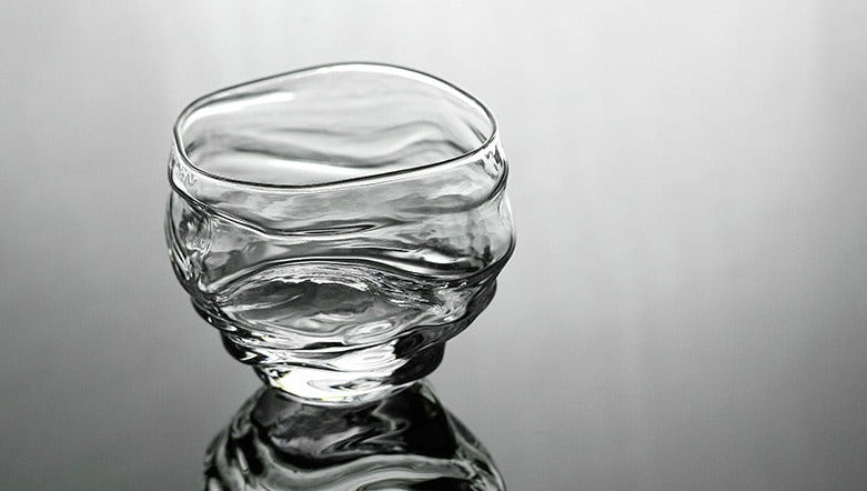 Bora Whisky Glass | Premium Crystal, Ocean Wave Design
