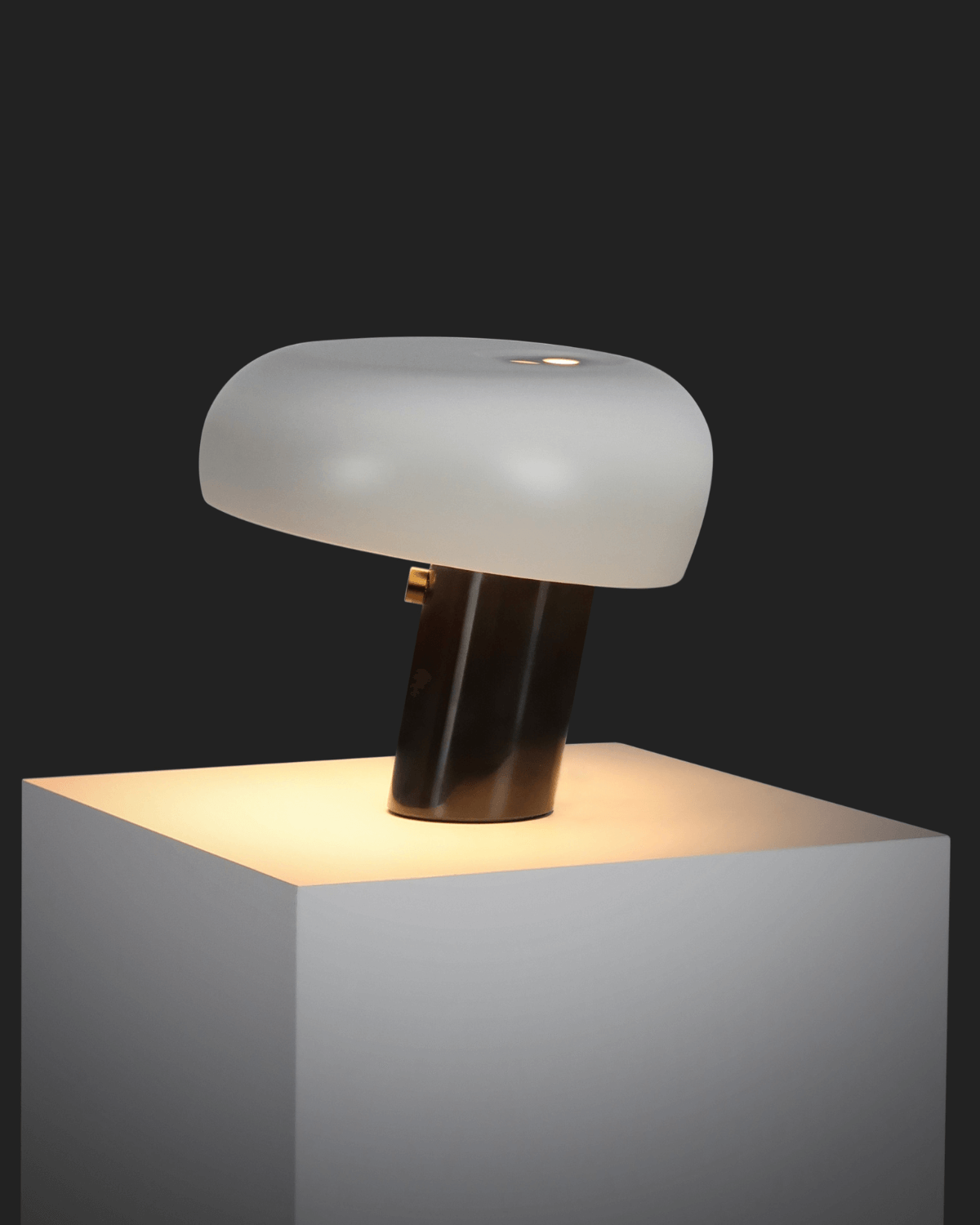 Kairo Table Lamp | Black Marble Base, Internal Dimmer