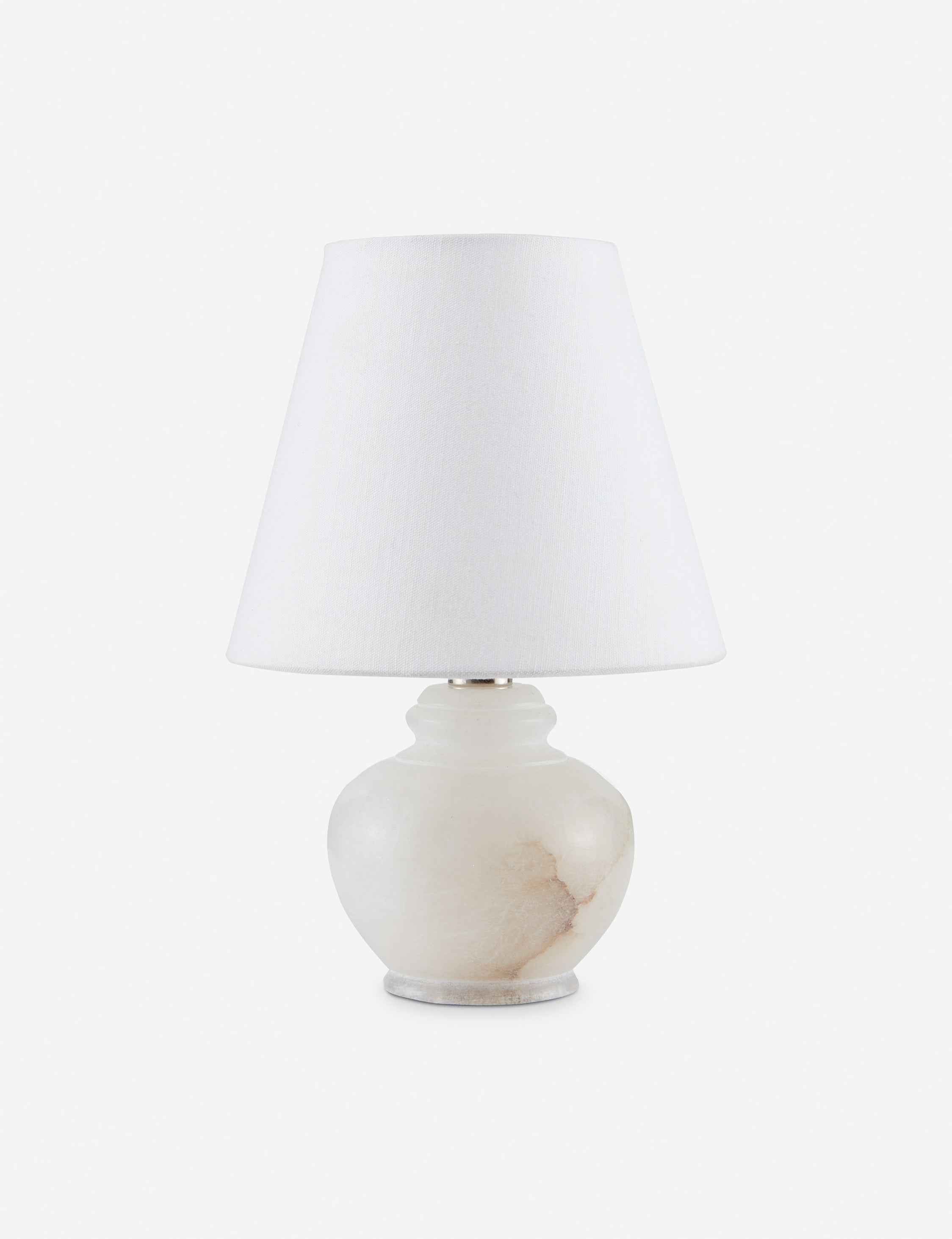 Bela Mini Table Lamp | Luxe Stone Base, Elegant Design