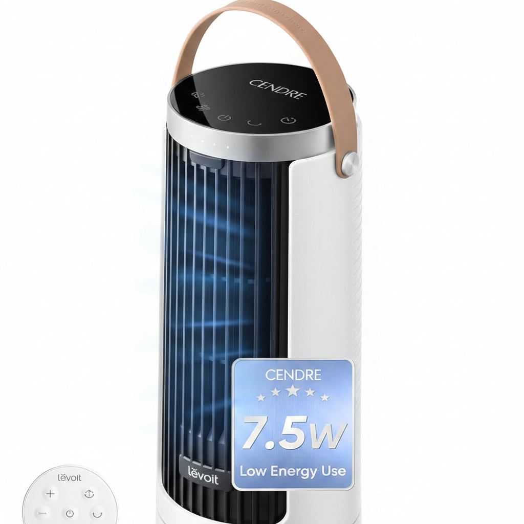 Cendre Tower Fan  Quiet 5-Speed Oscillating with Remote