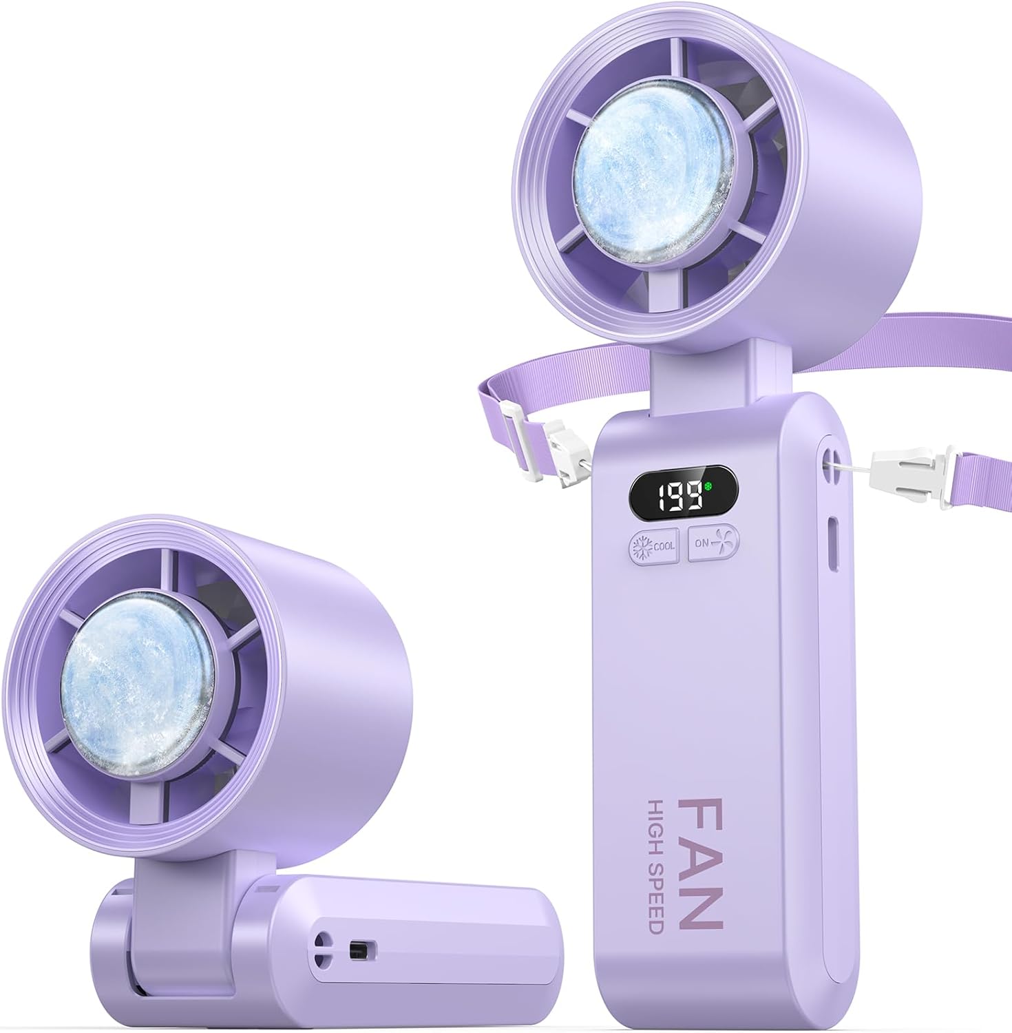 Cendre Turbo Fan Handheld Portable with Ice Cooler, 20000 RPM