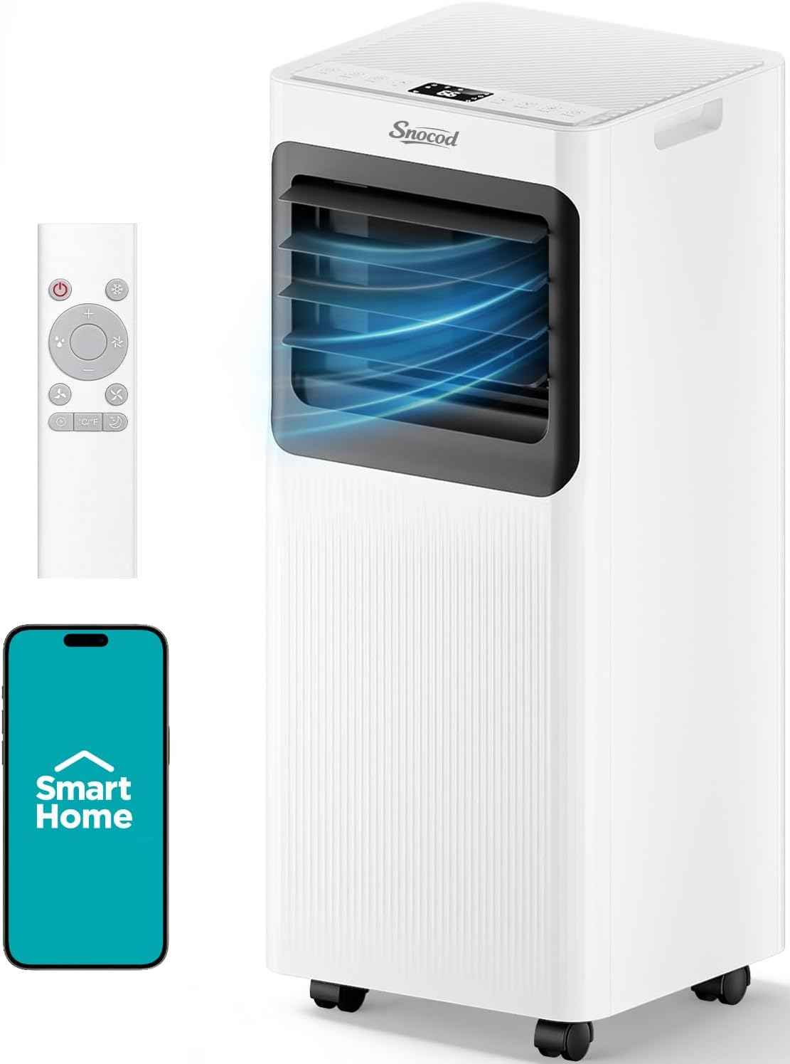 BreezePro 16,000 BTU Portable Air Conditioner 5-in-1 with WiFi Control