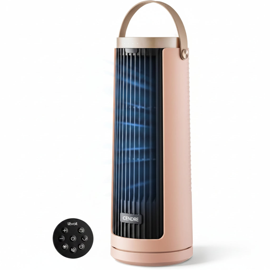 Cendre Tower Fan  Quiet 5-Speed Oscillating with Remote
