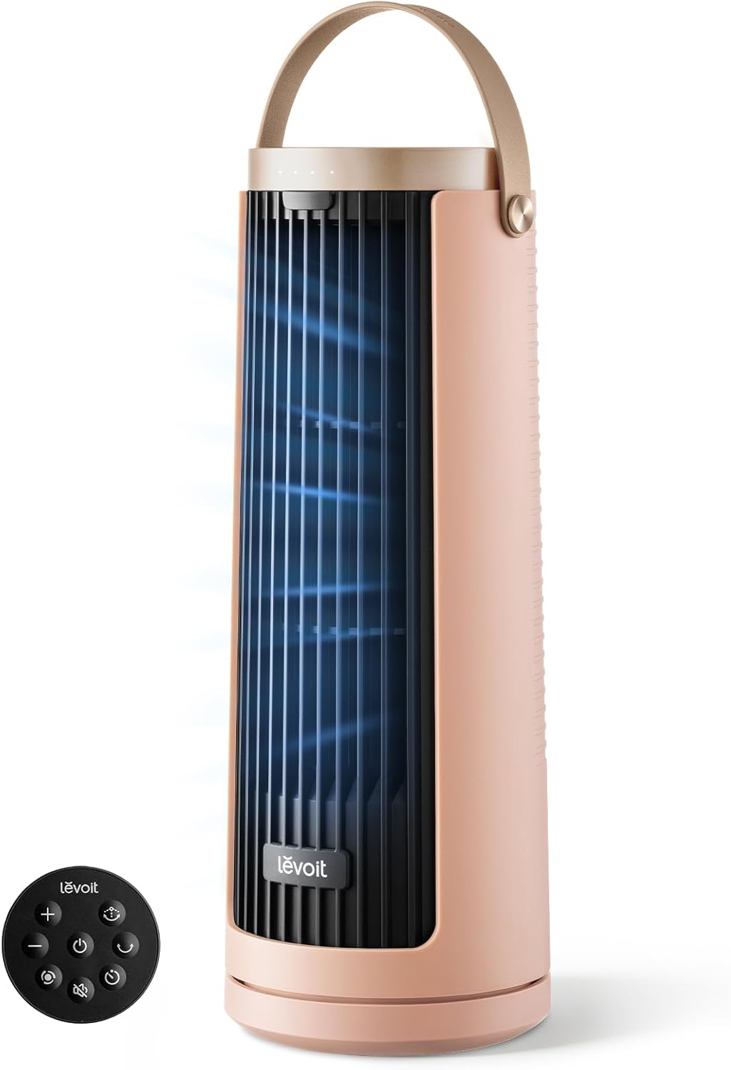 Breezy Tower Fan  Quiet 5-Speed Oscillating with Remote