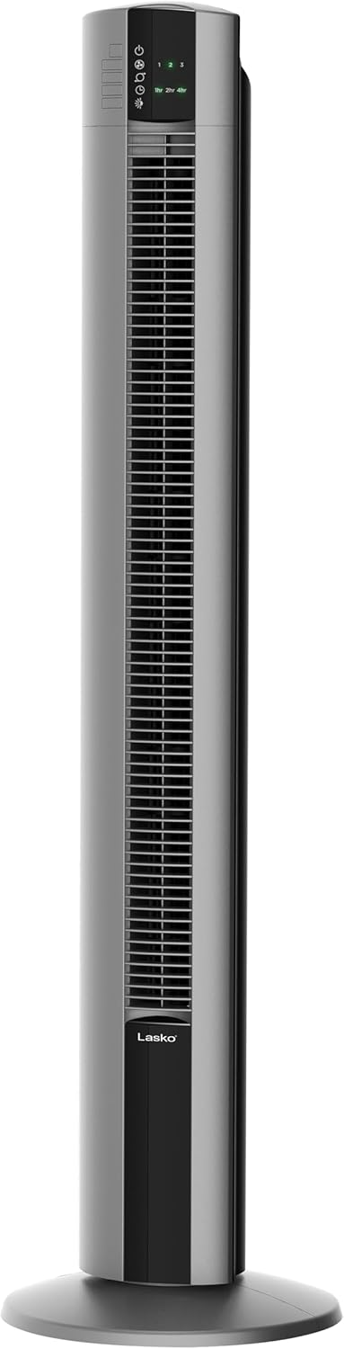 BreezeLuxe Tower Fan  Oscillating  Remote Control, 3 Speeds