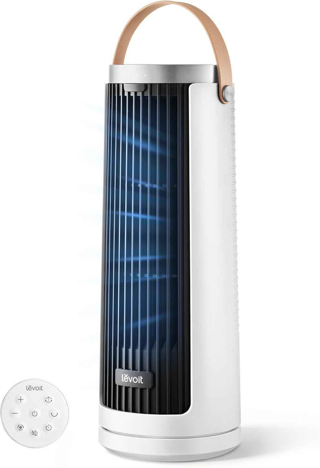 Breezy Tower Fan  Quiet 5-Speed Oscillating with Remote