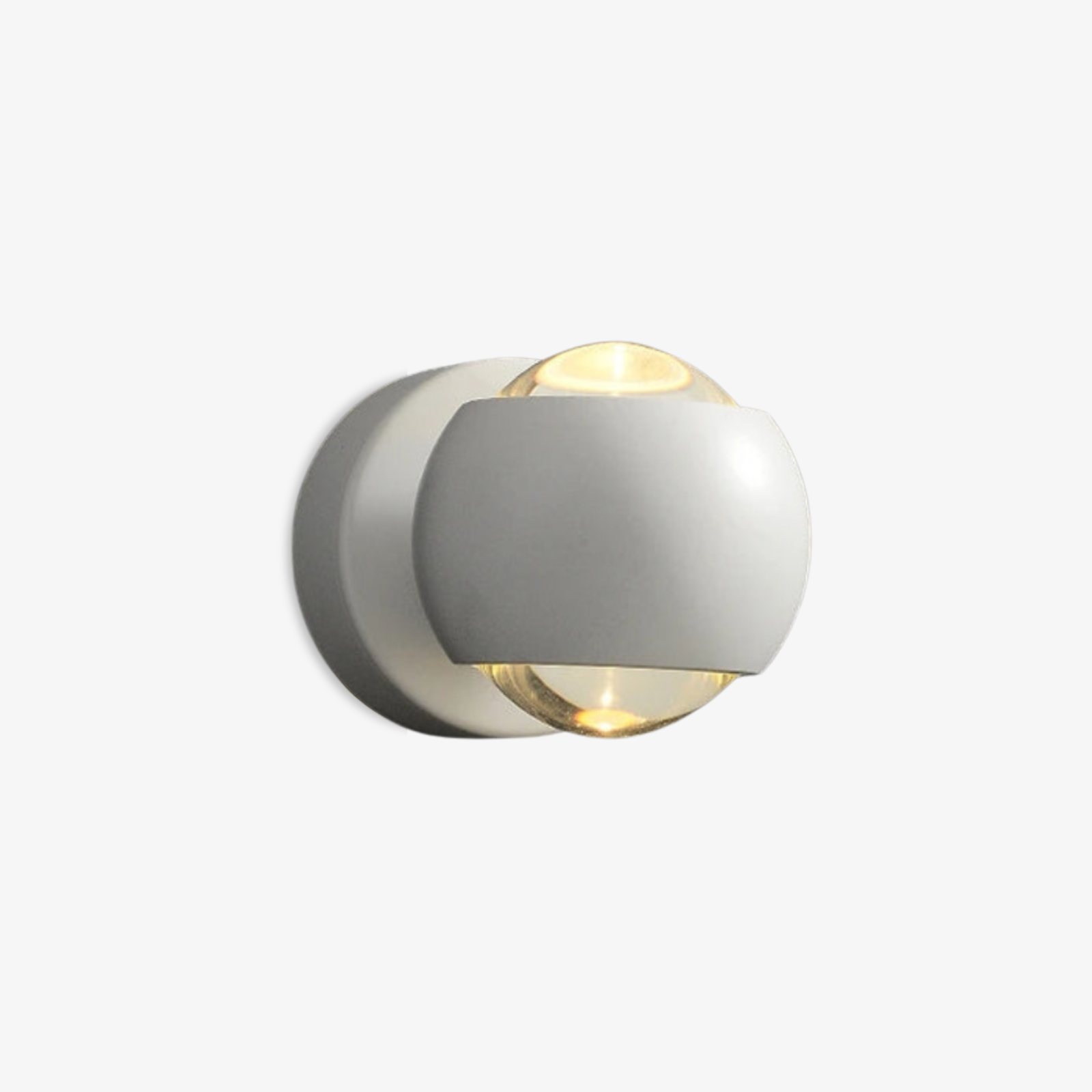 Cino Wandlamp | Metaal met Kristalglas, Up & Down Licht