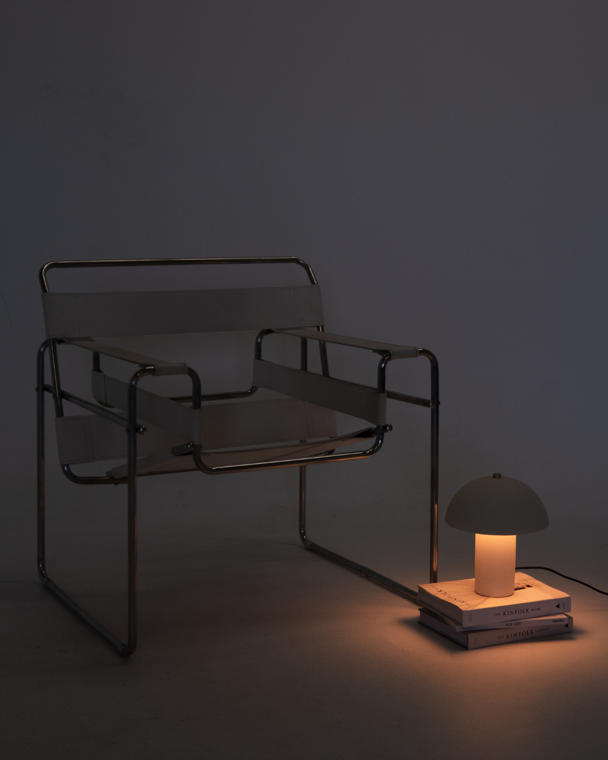Alba Mushroom Table Lamp | Matte Ceramic, Warm Glow