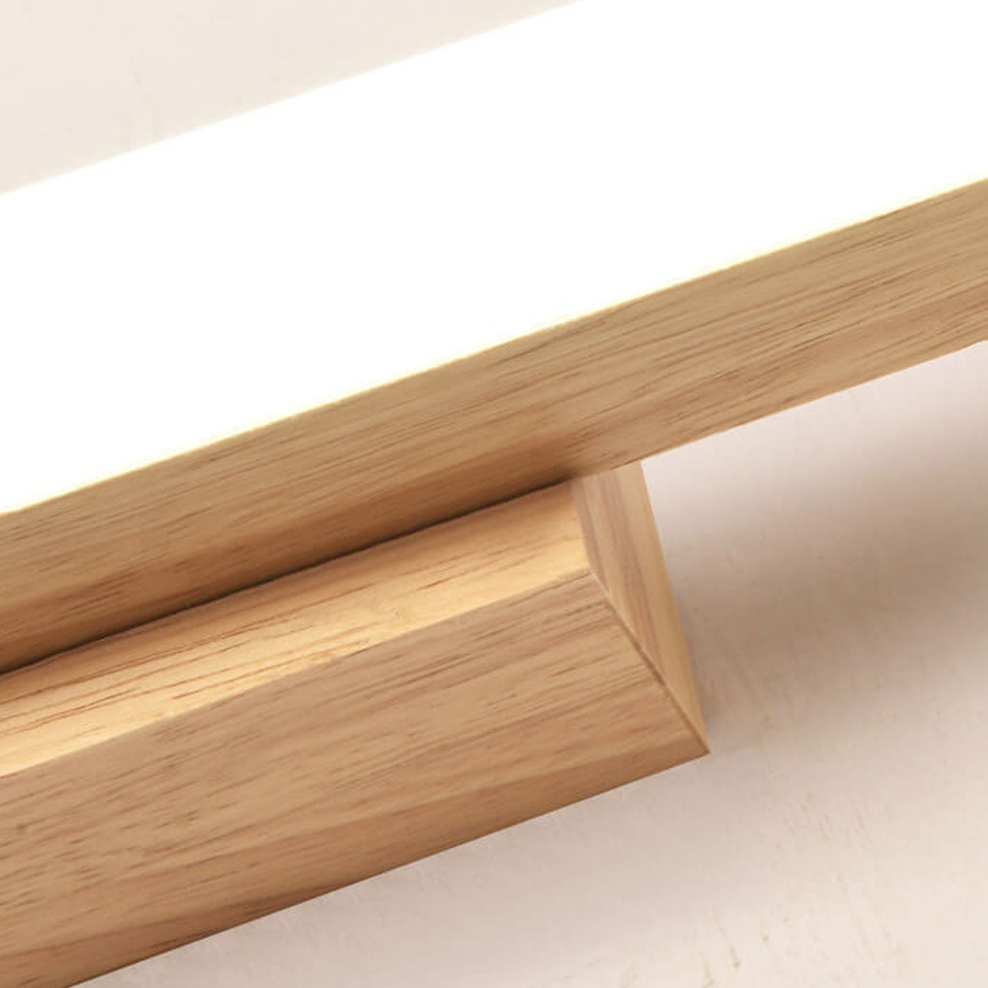 Nordic Minimalist Wooden LED Wall Sconce - Long Strip Vanity Light