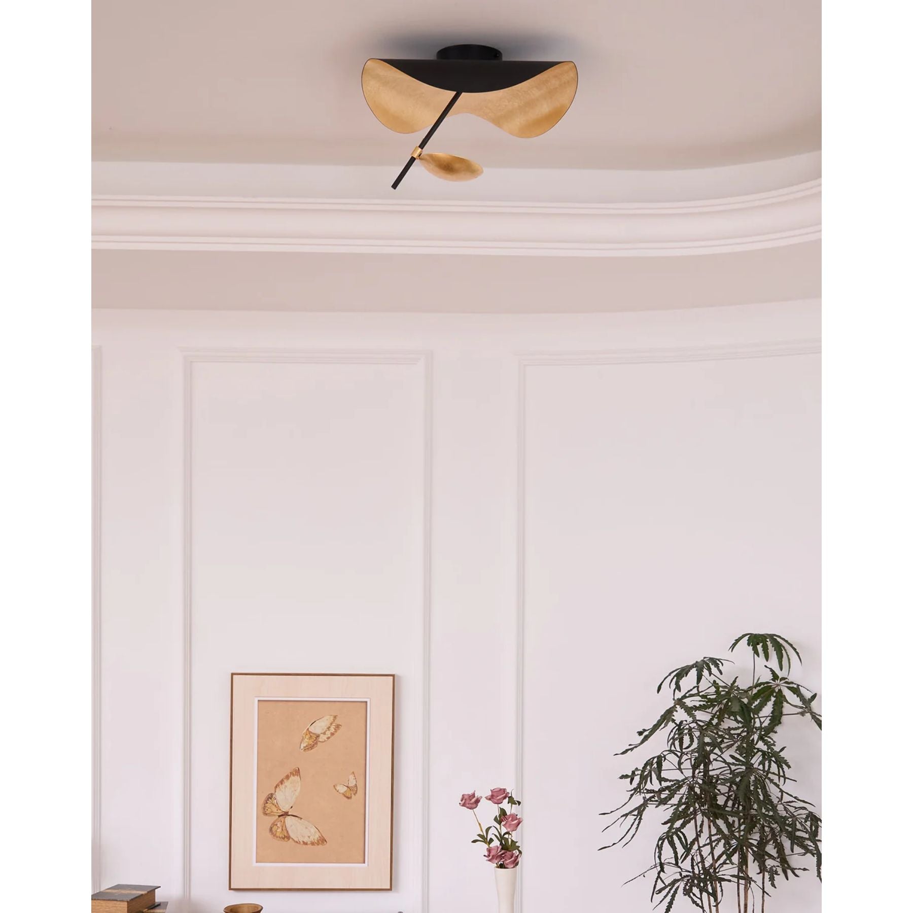 Bello LED Plafondlamp | Metaal & Staal, Warm Licht 3000K