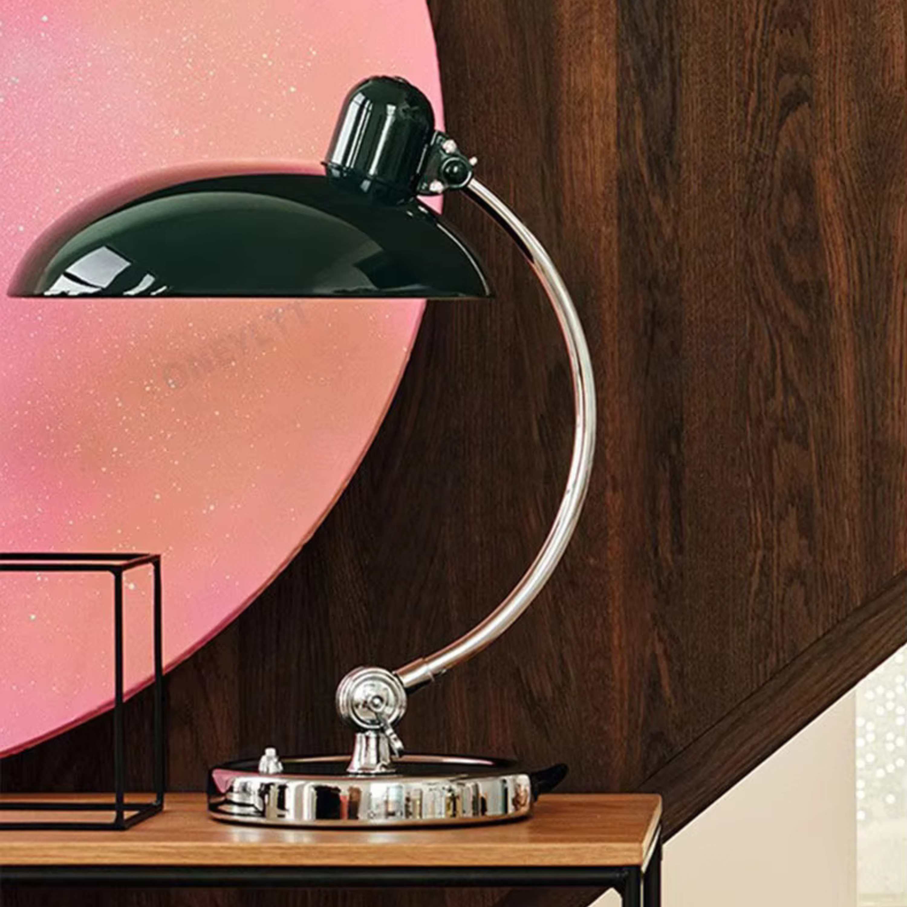 Belo Table Lamp | Bauhaus-Inspired Curved Metal Design