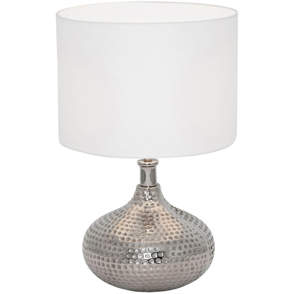 Vento Table Lamp | Aluminum Silver-White Finish