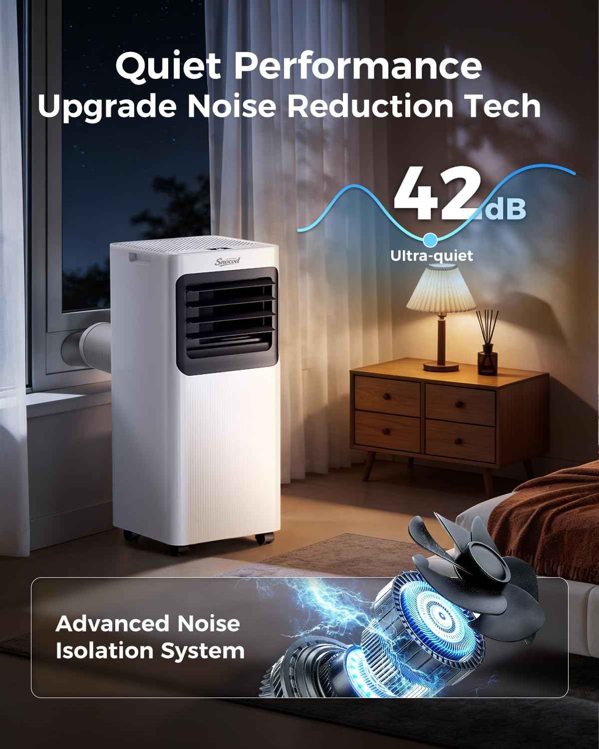 BreezePro 16,000 BTU Portable Air Conditioner 5-in-1 with WiFi Control
