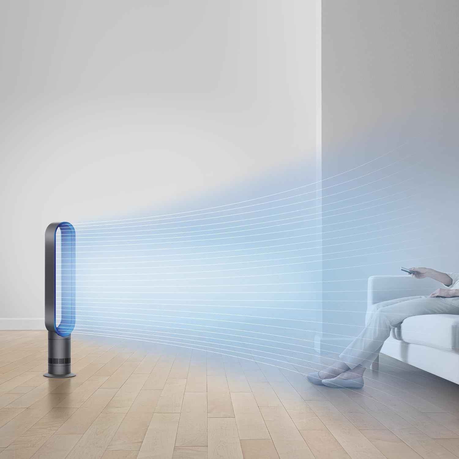 Breezy Cool AM07 Tower Fan 70° Oscillation, 10 Airflow Levels