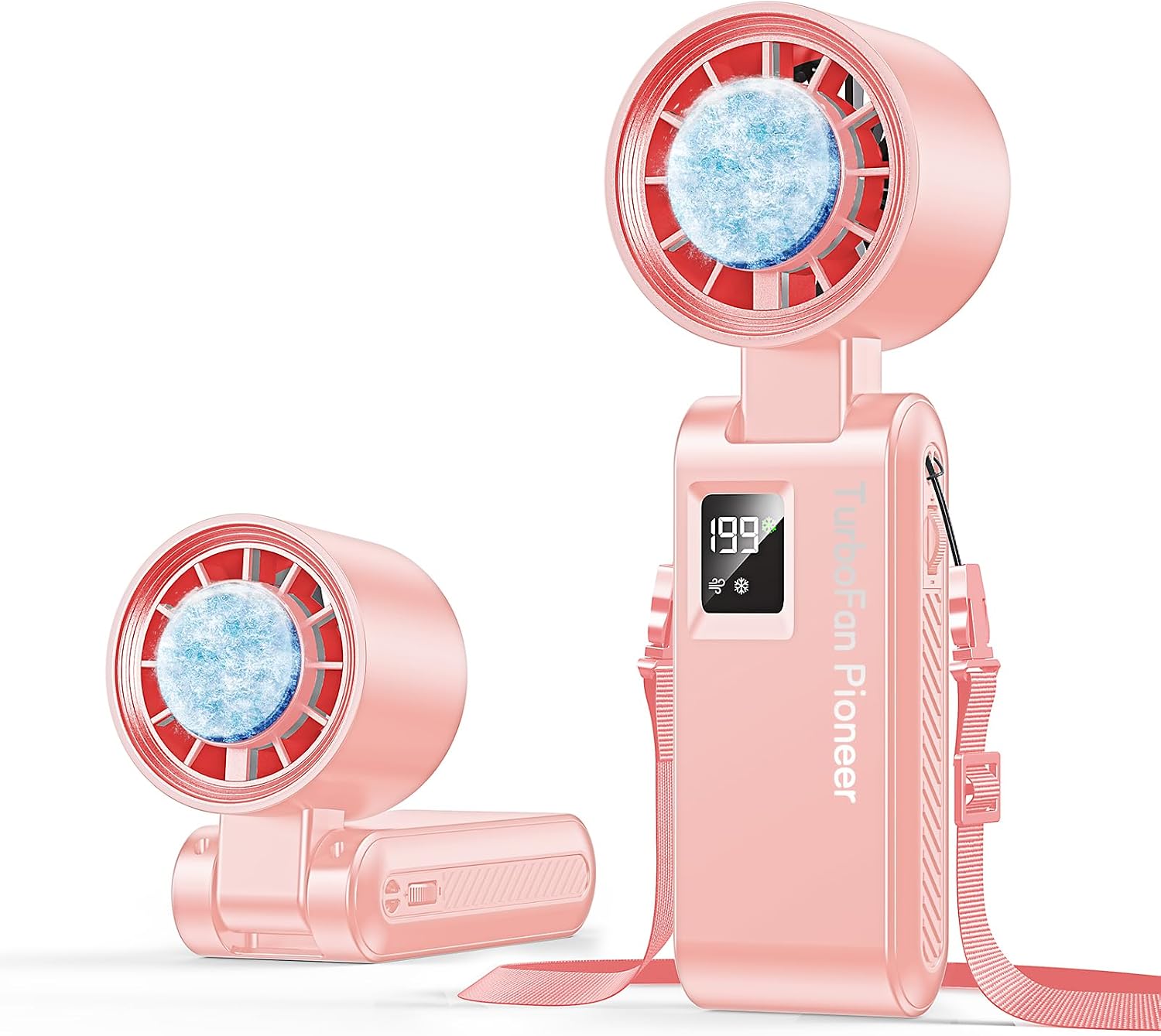 Cendre Turbo Fan Handheld Portable with Ice Cooler, 20000 RPM