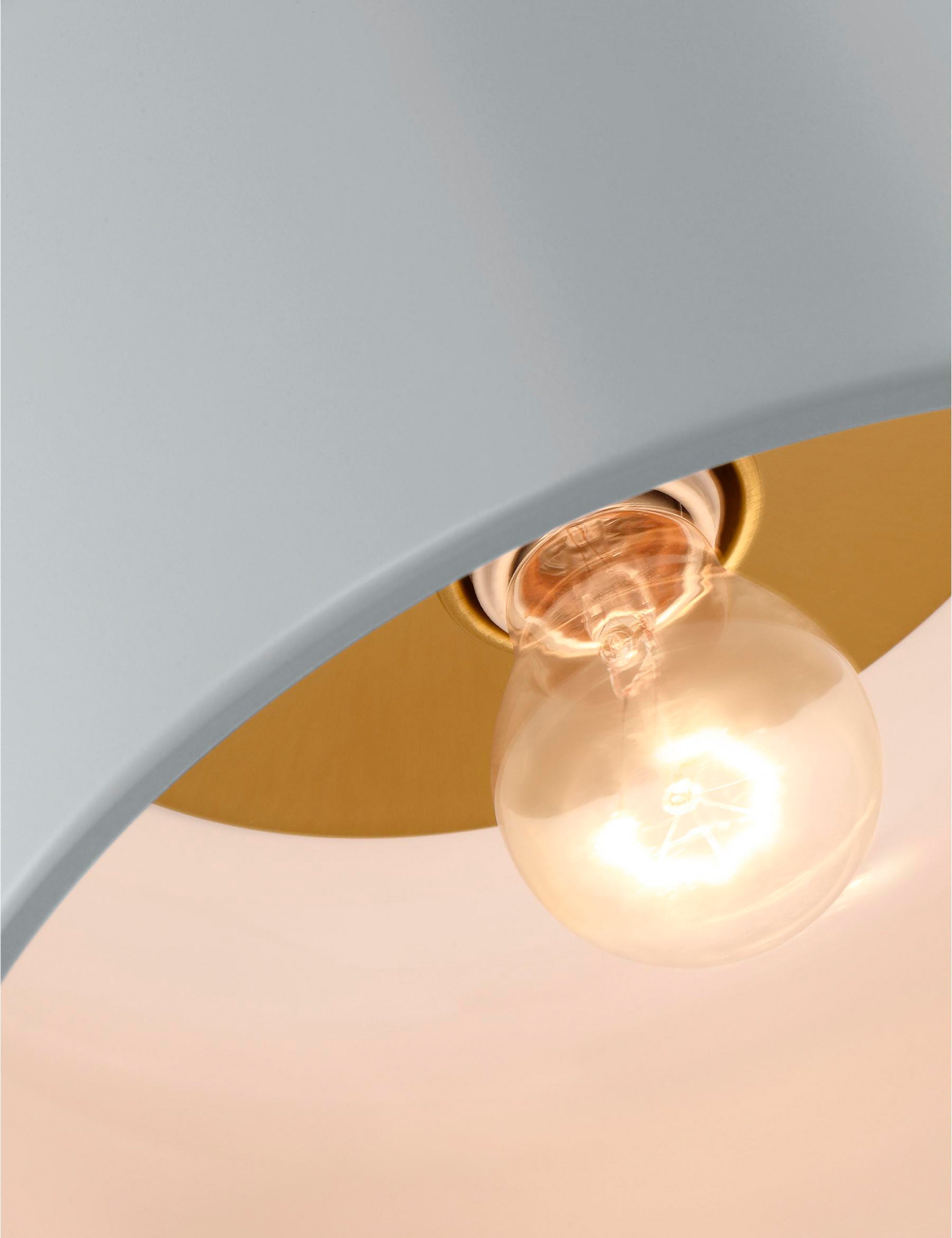 Orion Flush Mount Light | Steel Dome Shade, Minimalist Design