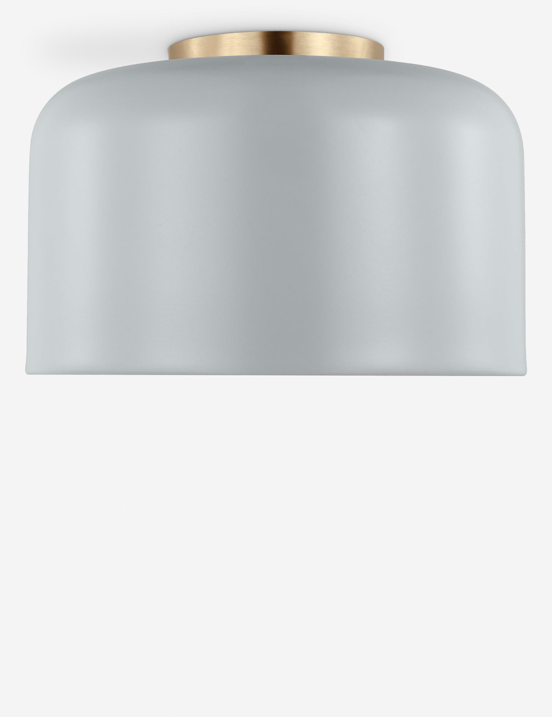 Orion Flush Mount Light | Steel Dome Shade, Minimalist Design