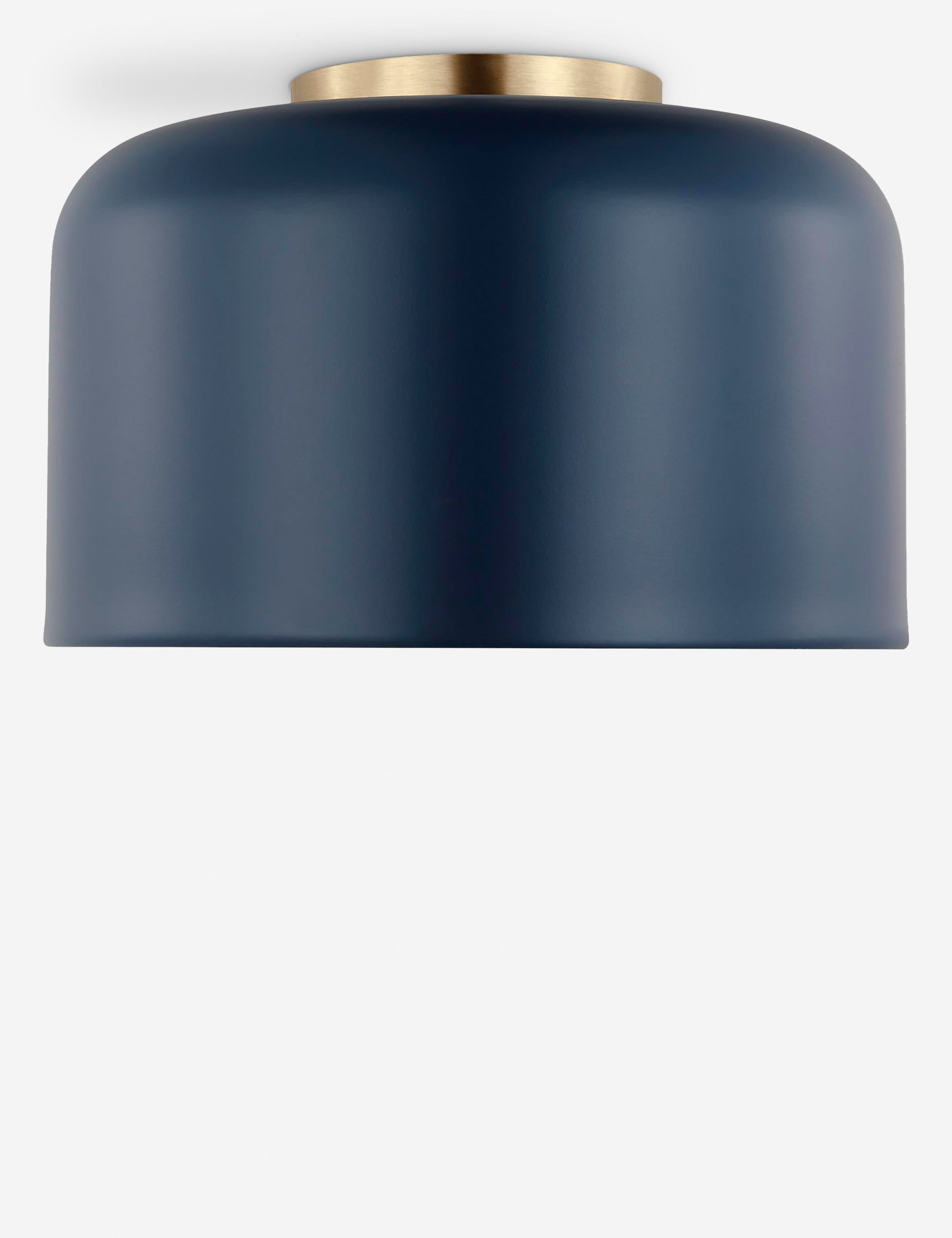 Orion Flush Mount Light | Steel Dome Shade, Minimalist Design