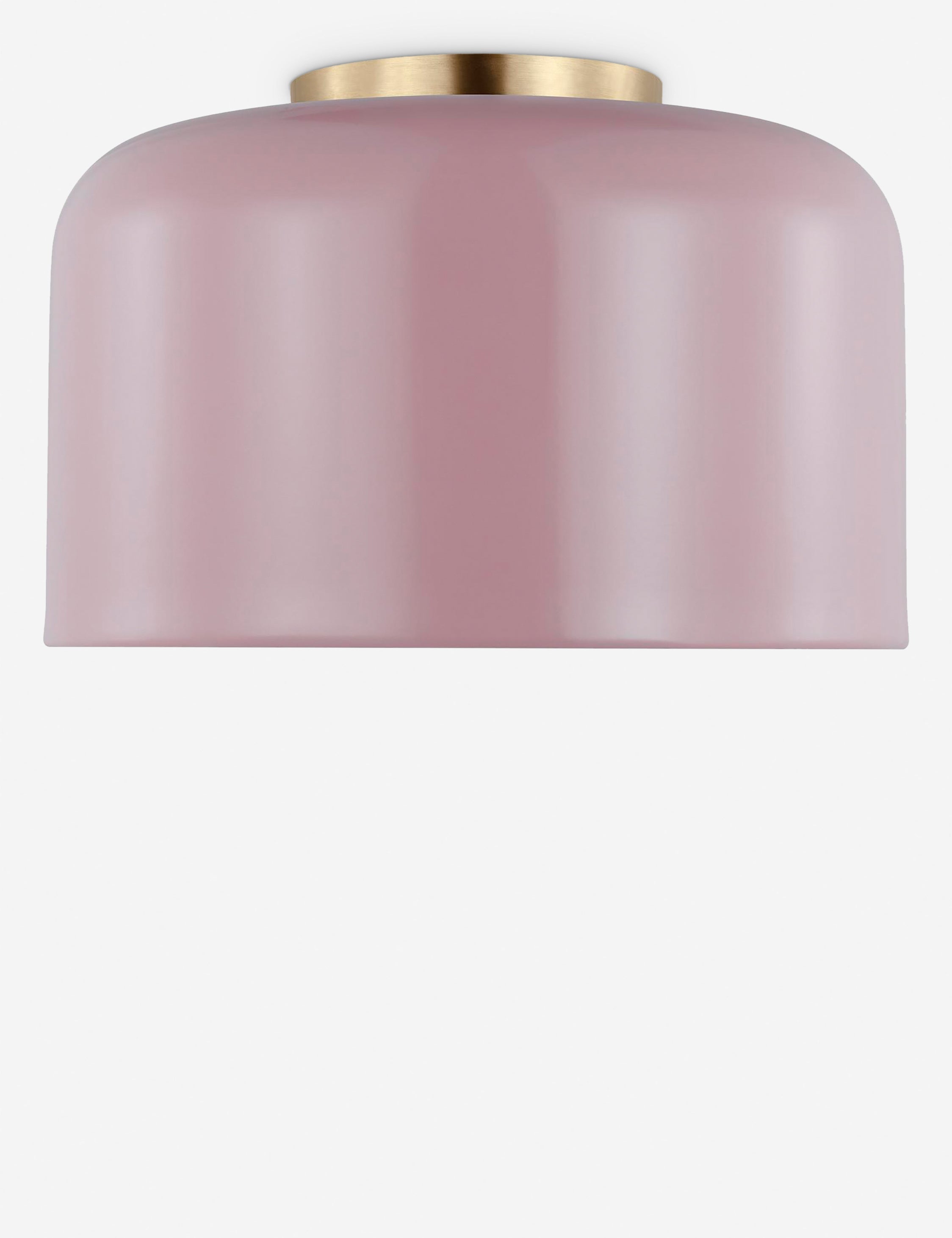 Orion Flush Mount Light | Steel Dome Shade, Minimalist Design