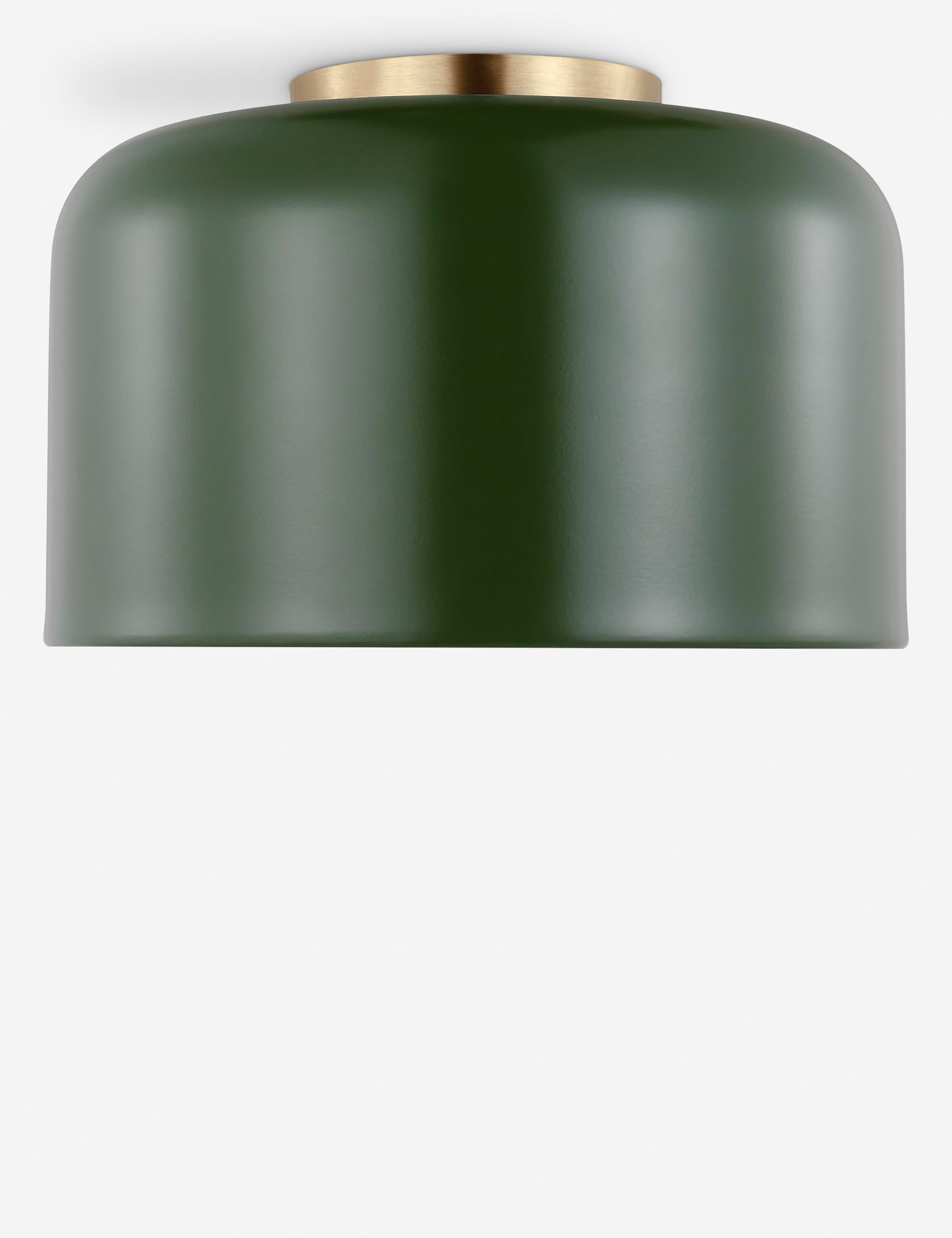 Orion Flush Mount Light | Steel Dome Shade, Minimalist Design