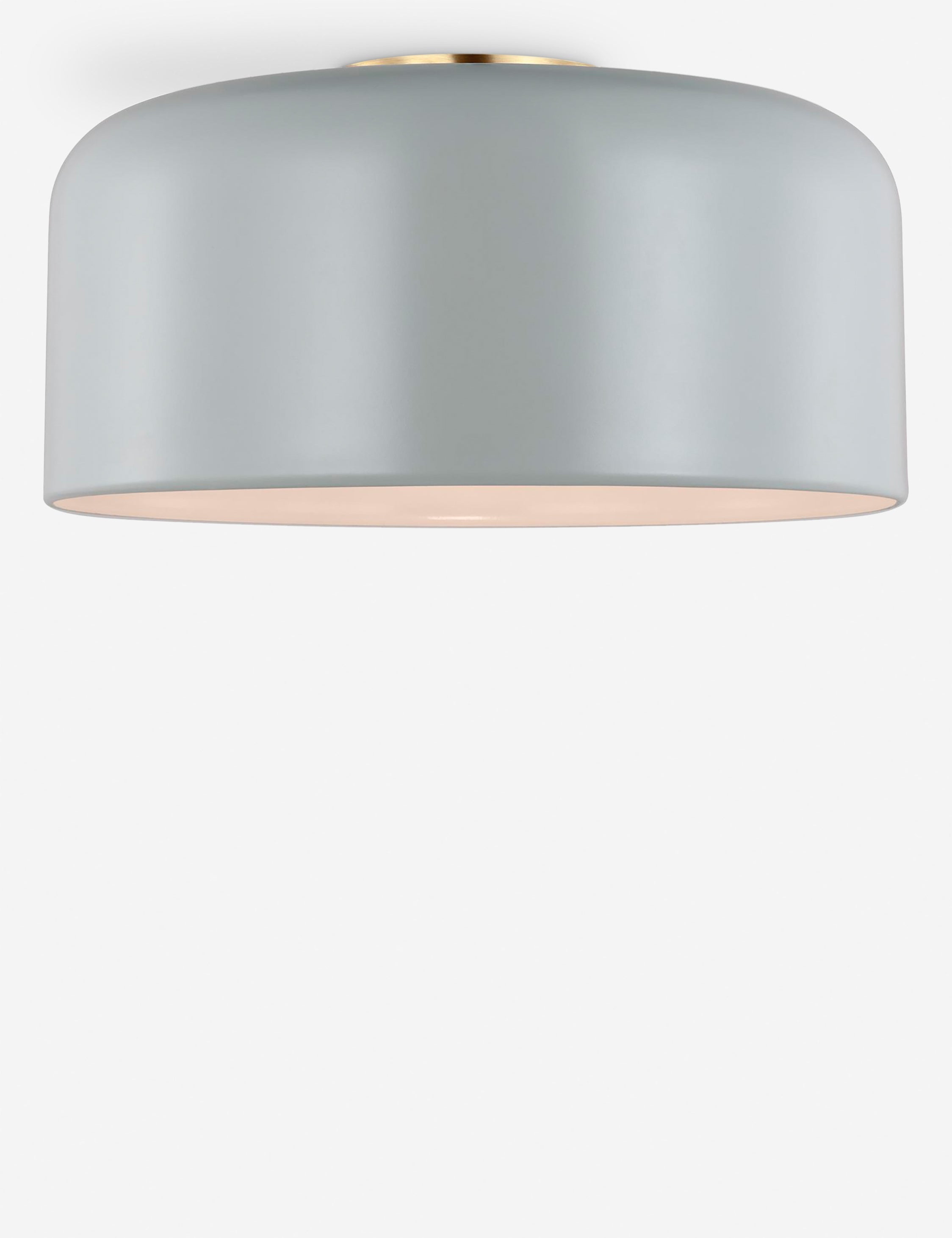 Orion Flush Mount Light | Steel Dome Shade, Minimalist Design