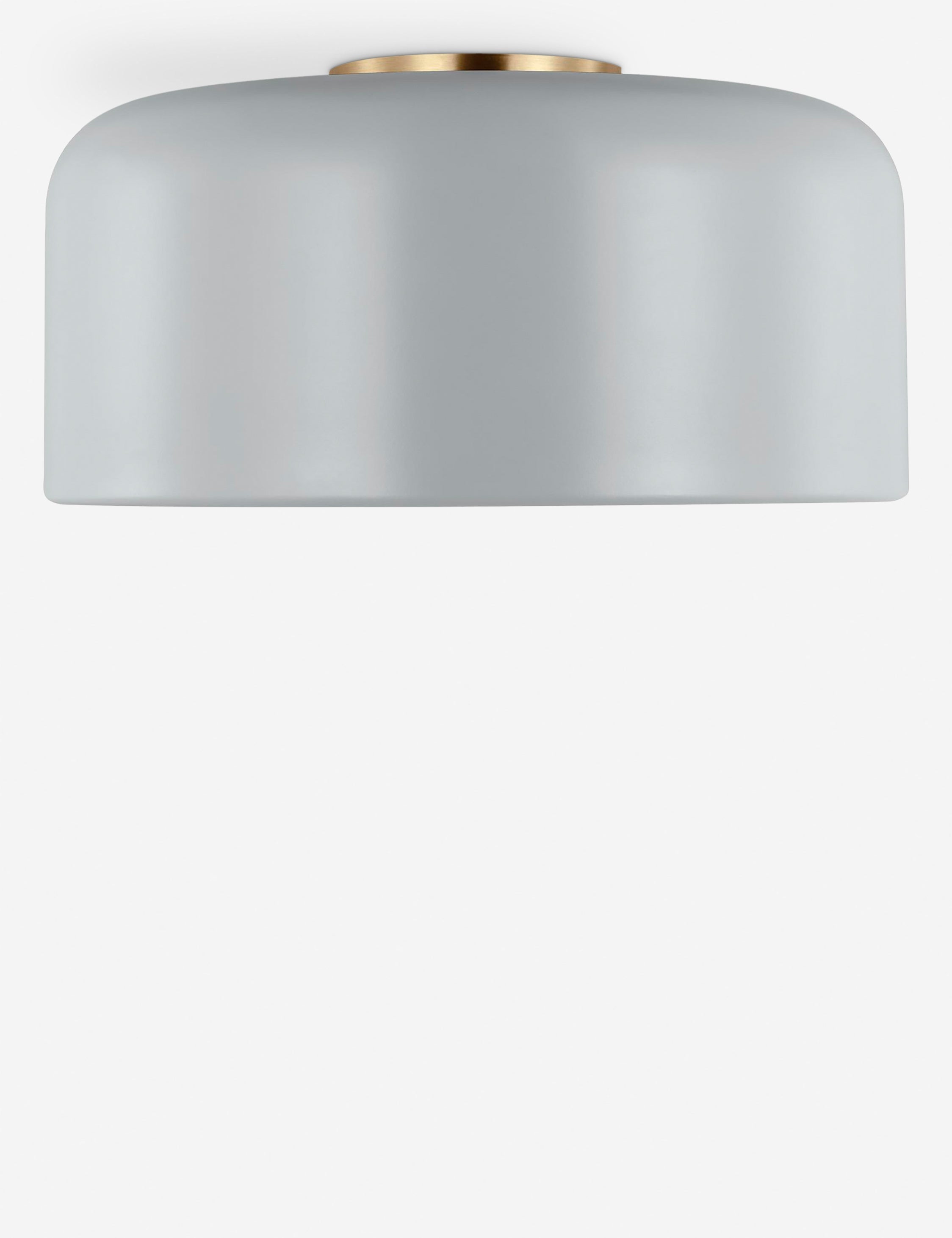 Orion Flush Mount Light | Steel Dome Shade, Minimalist Design