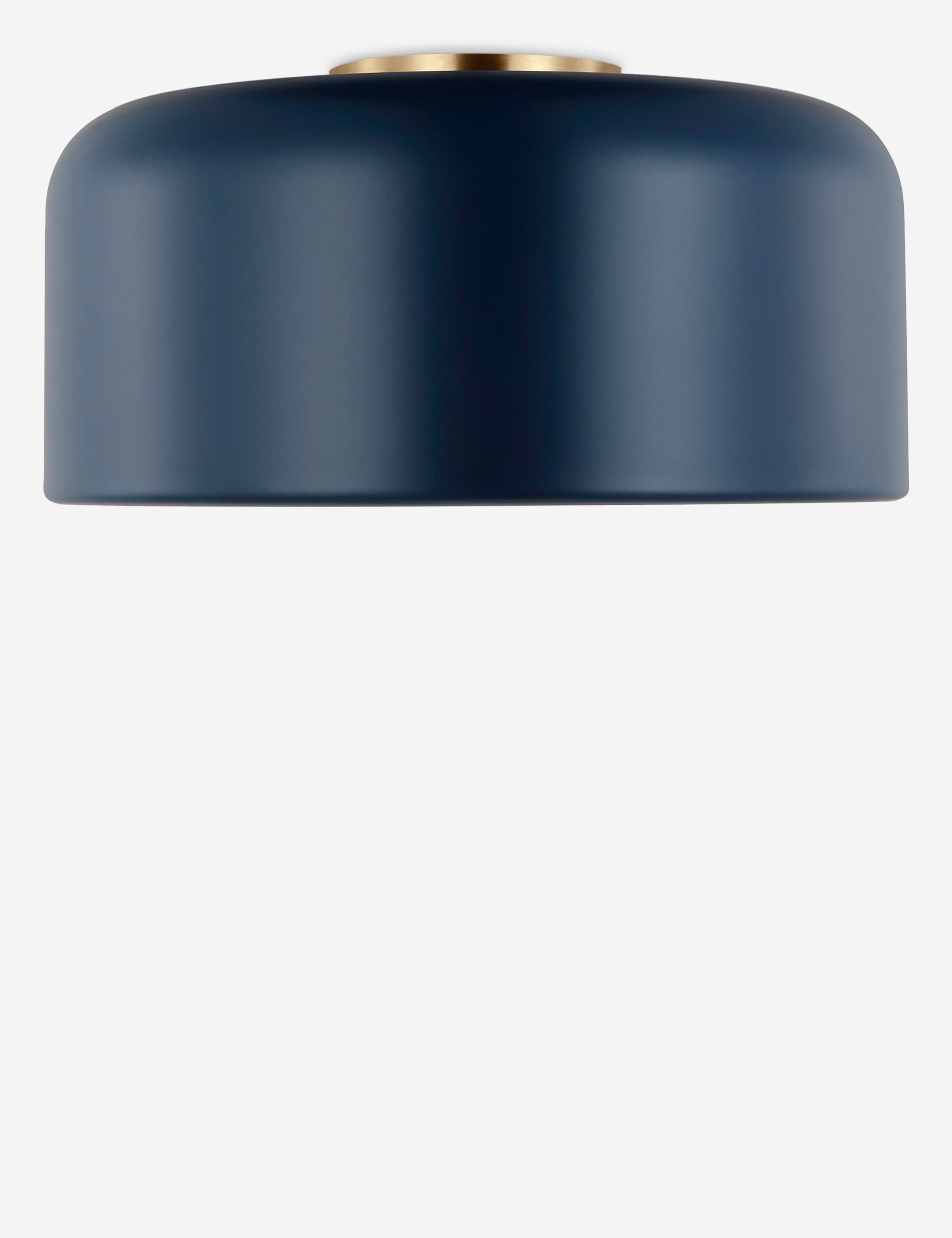 Orion Flush Mount Light | Steel Dome Shade, Minimalist Design