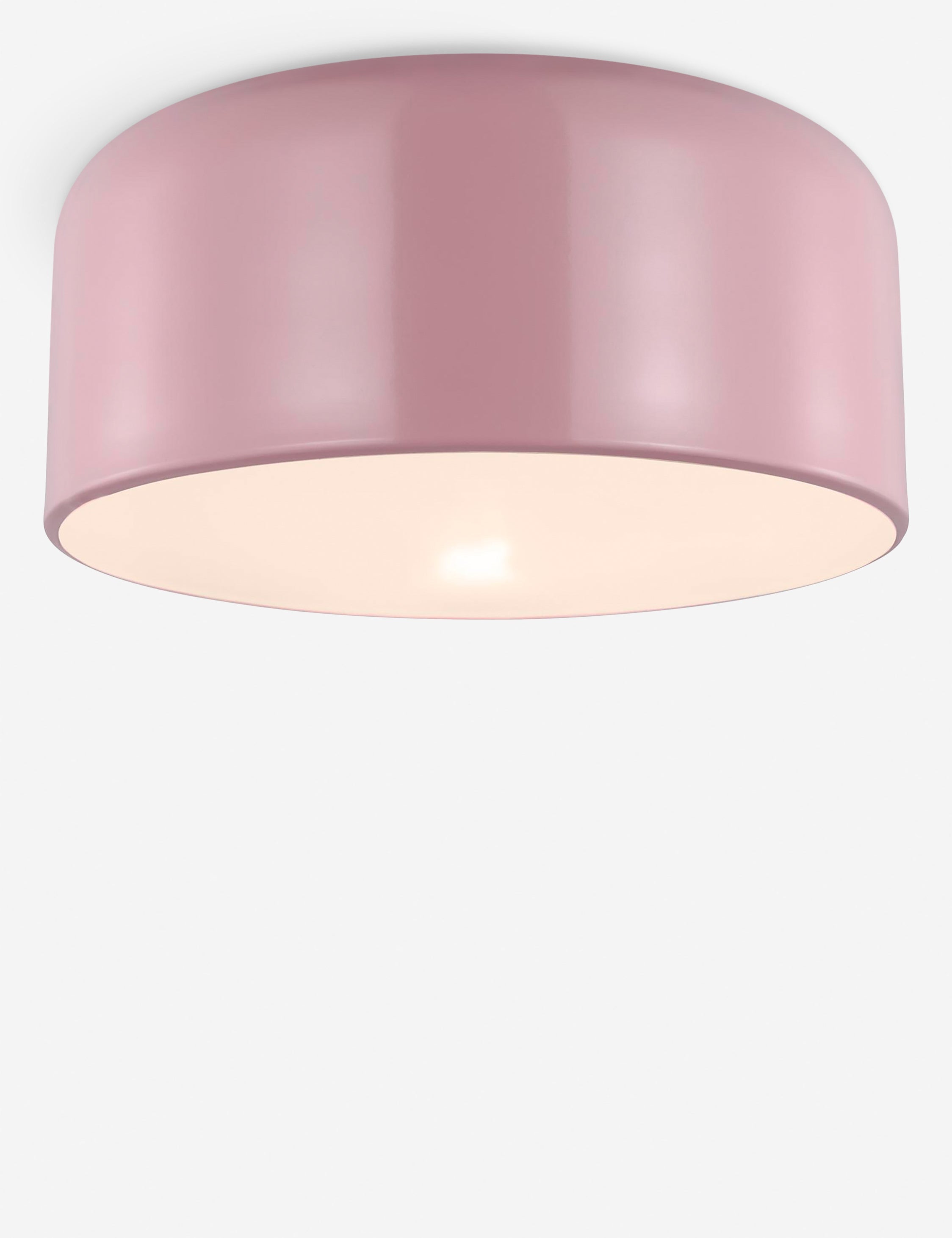 Orion Flush Mount Light | Steel Dome Shade, Minimalist Design