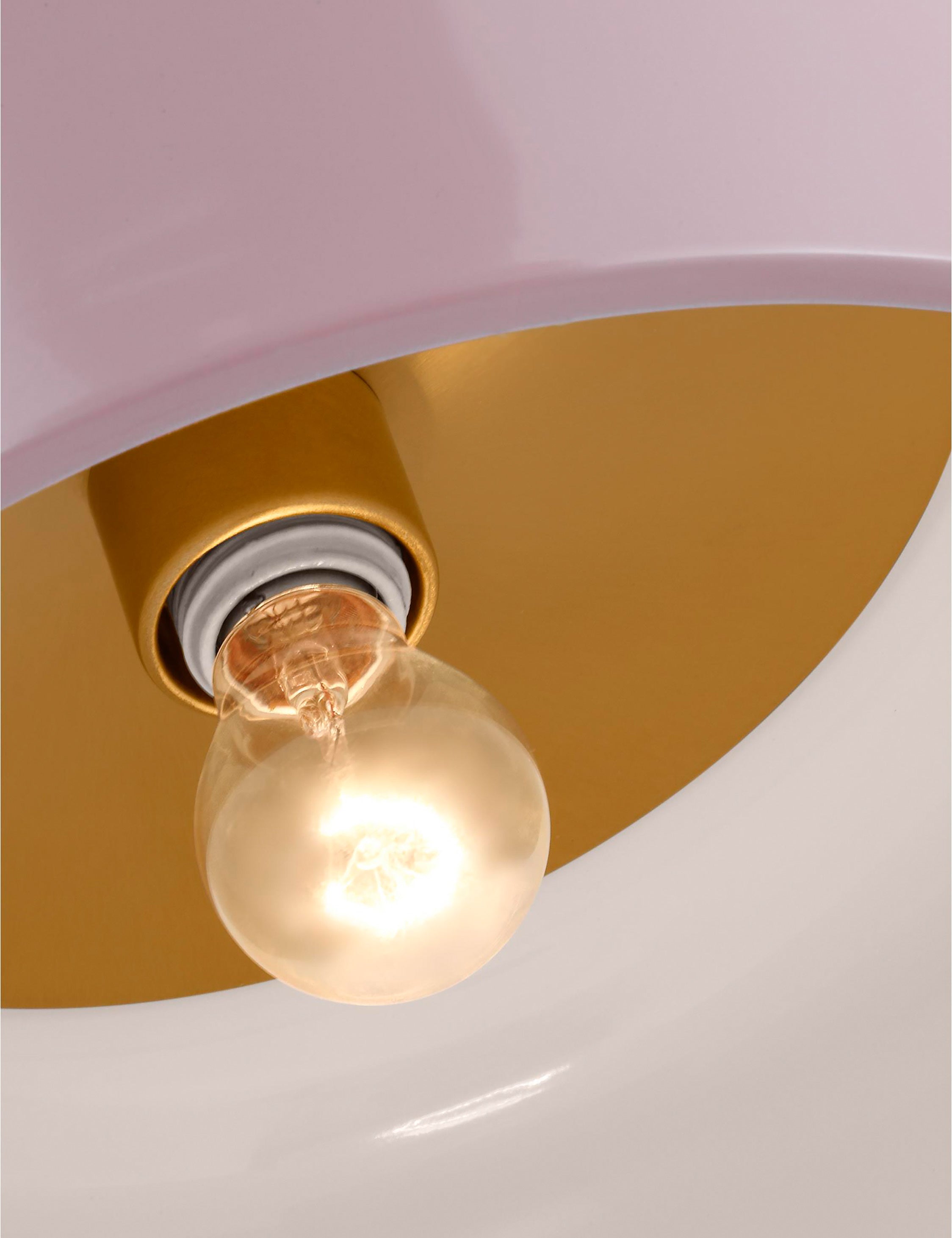 Orion Flush Mount Light | Steel Dome Shade, Minimalist Design