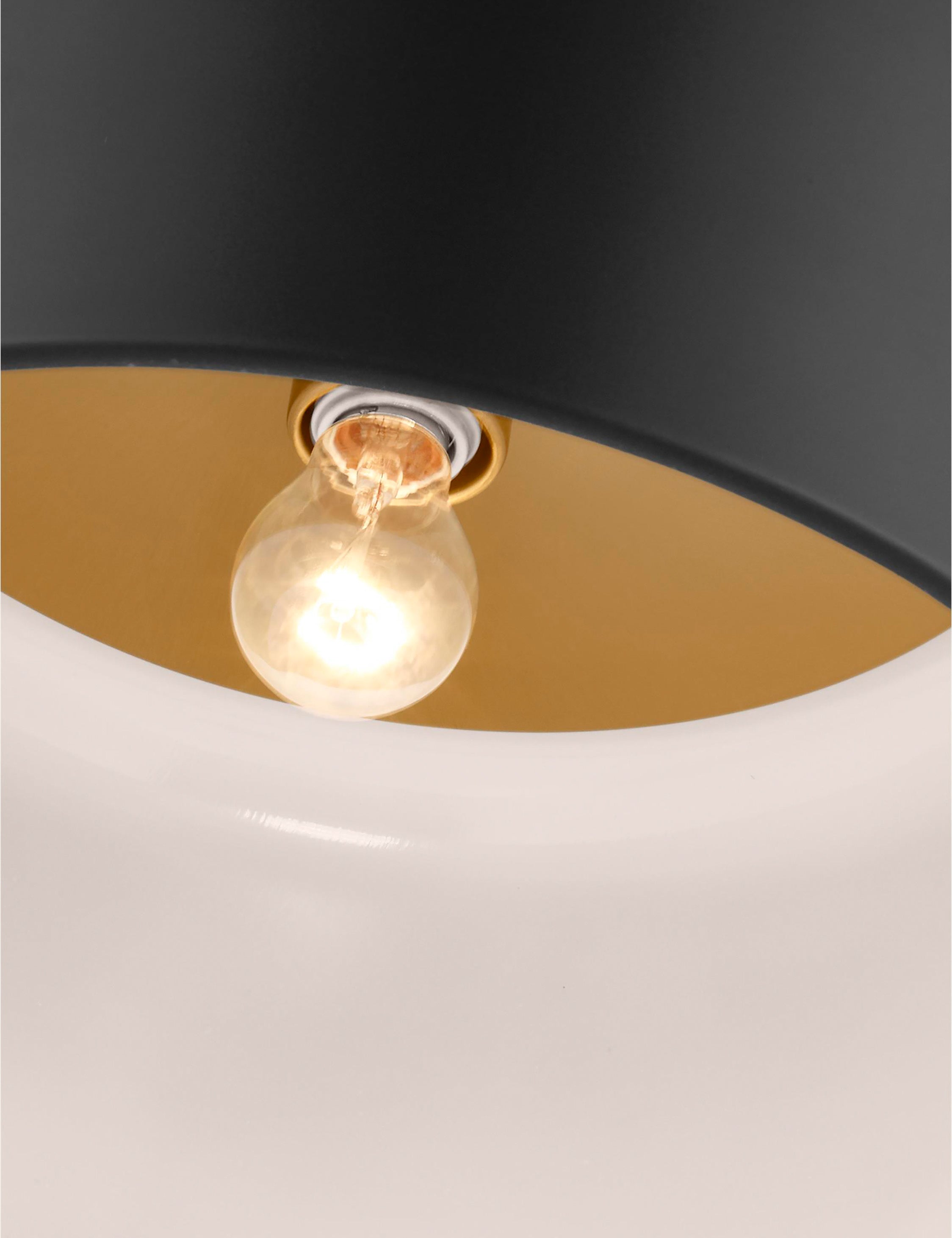 Orion Flush Mount Light | Steel Dome Shade, Minimalist Design