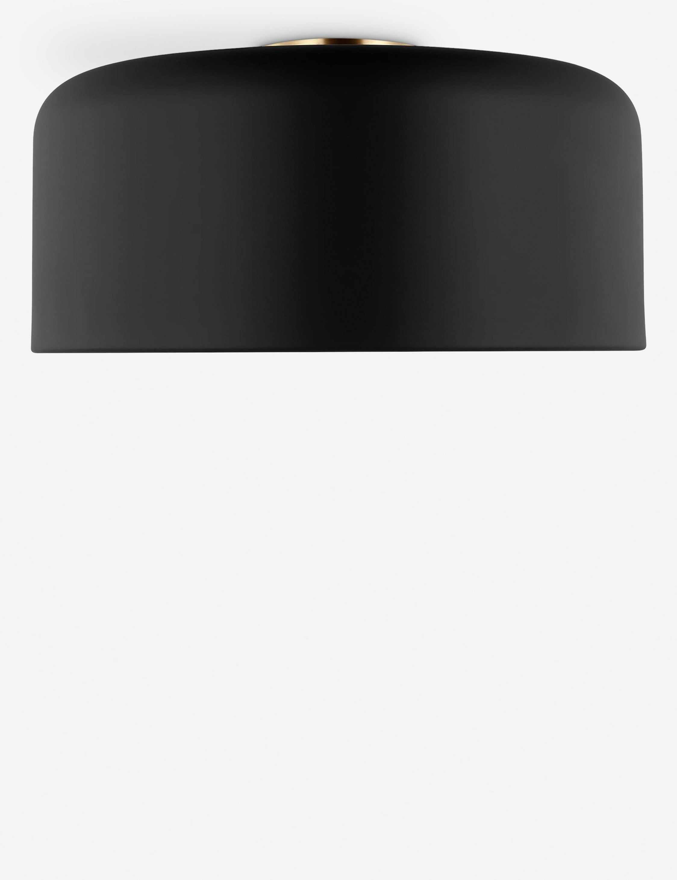 Orion Flush Mount Light | Steel Dome Shade, Minimalist Design