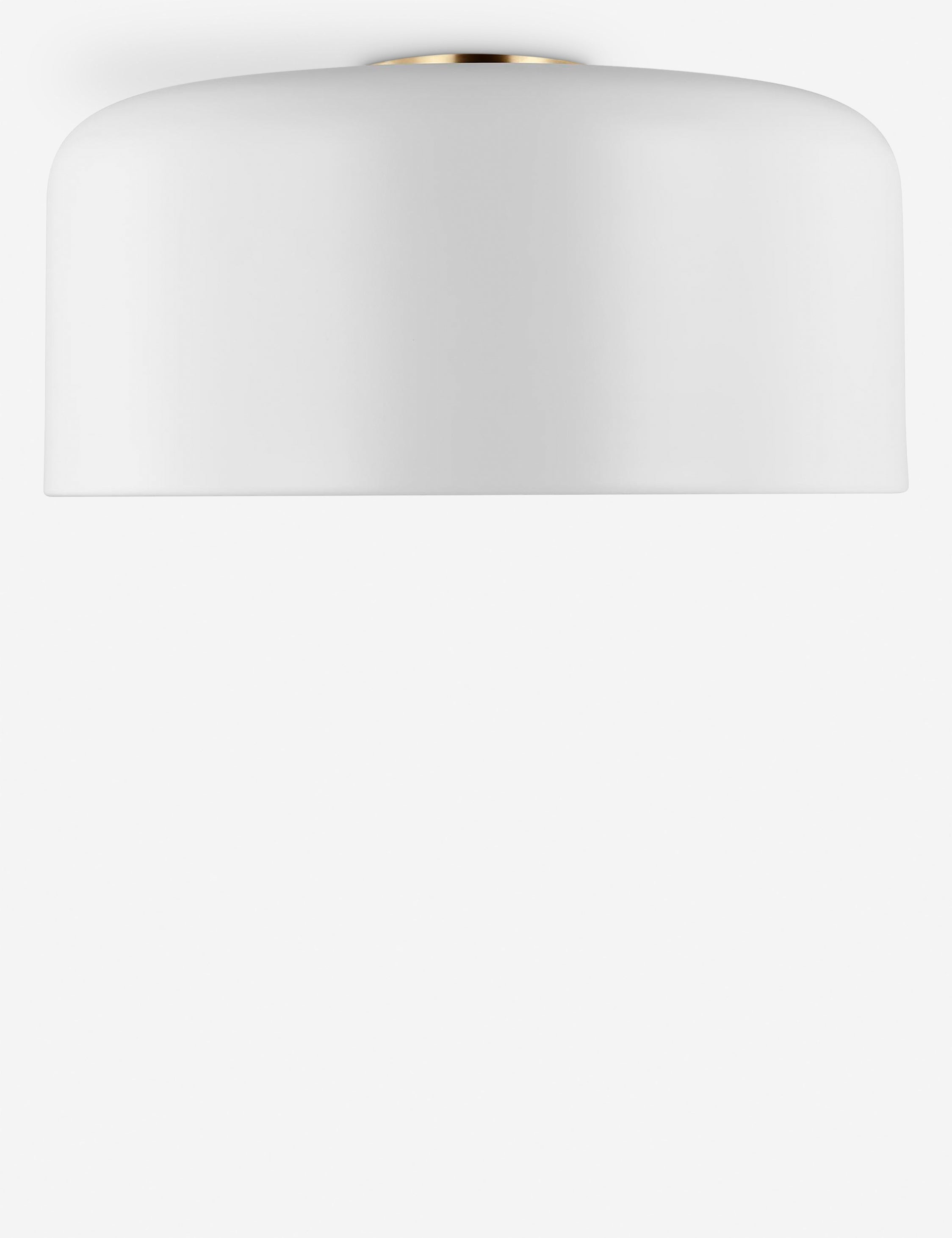 Orion Flush Mount Light | Steel Dome Shade, Minimalist Design