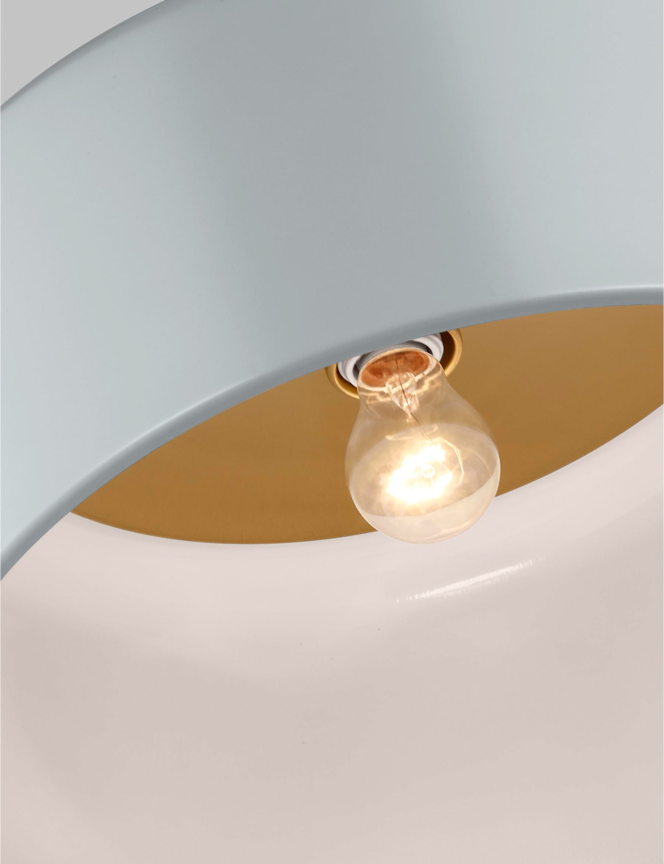 Orion Flush Mount Light | Steel Dome Shade, Minimalist Design