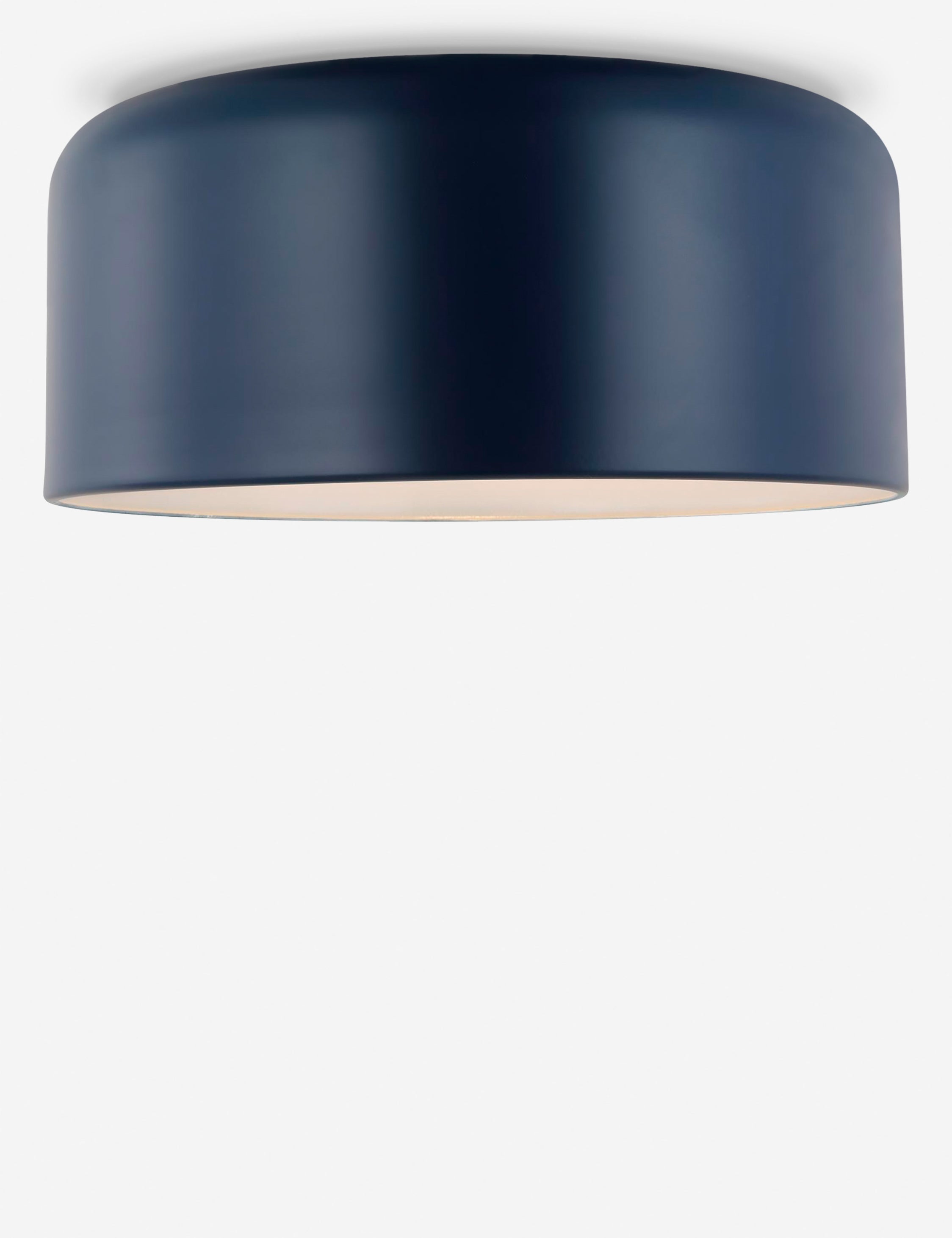 Orion Flush Mount Light | Steel Dome Shade, Minimalist Design